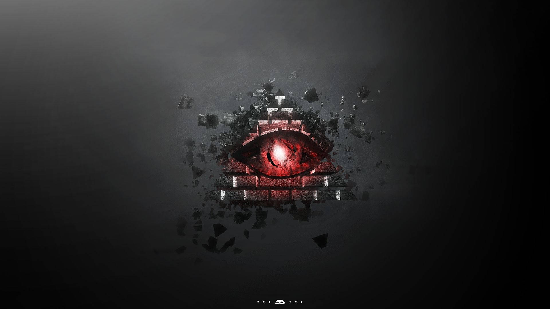Illuminati, red eye, glowing red eye, Full HD Desktop Wallpaper
