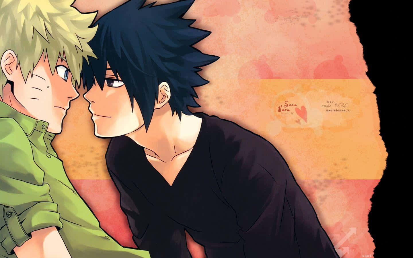 gay anime, anime boys, spiky hair, HD Desktop Wallpaper