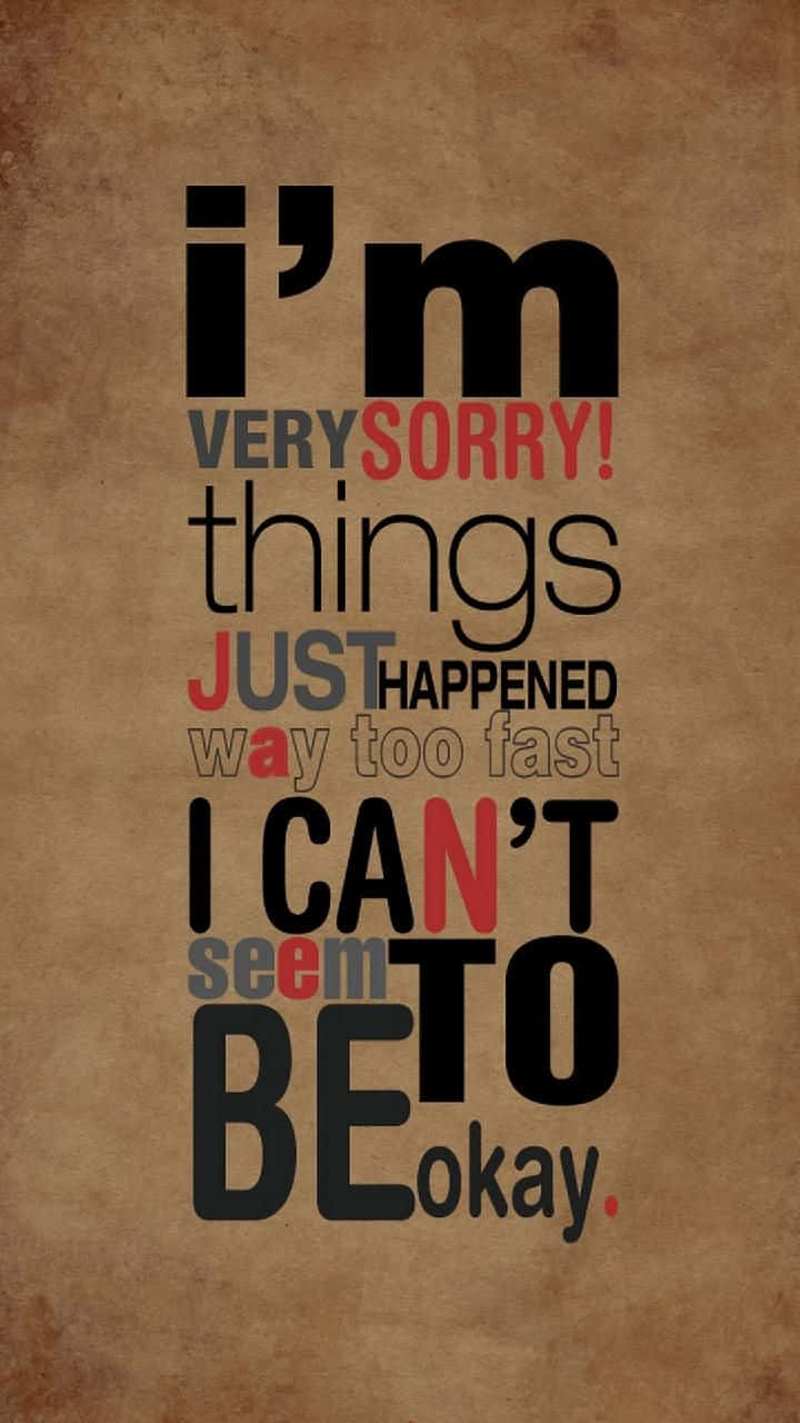 apology statement typography, bold text, aged parchment, HD Phone Wallpaper