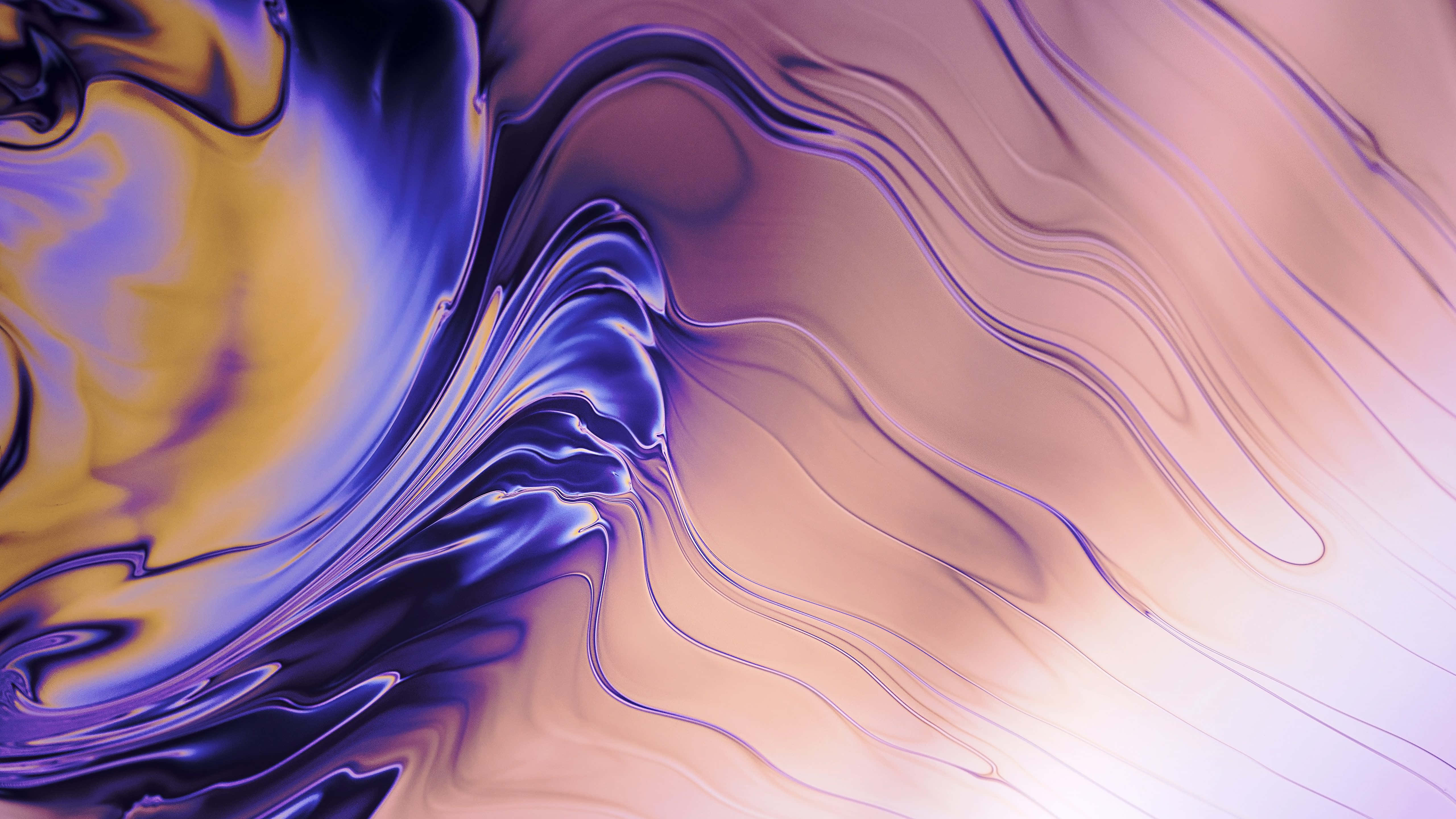 iMac Pro, purple gold, pink, 5K Desktop Wallpaper