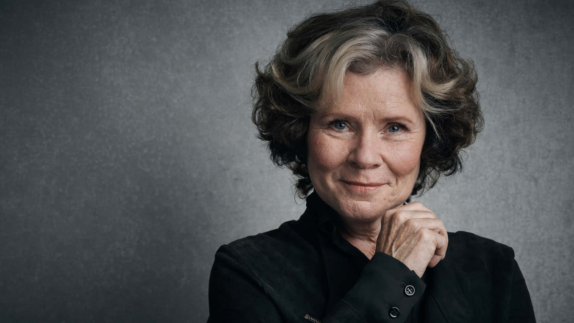 Imelda Staunton, red carpet, curly gray hair, Full HD Desktop Wallpaper