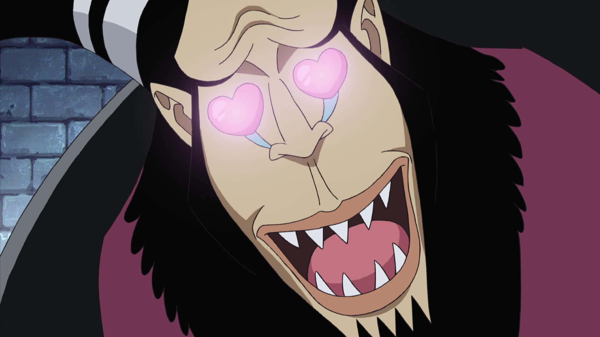 Impel Down, anime character, heart-shaped eyes, Full HD Desktop Wallpaper