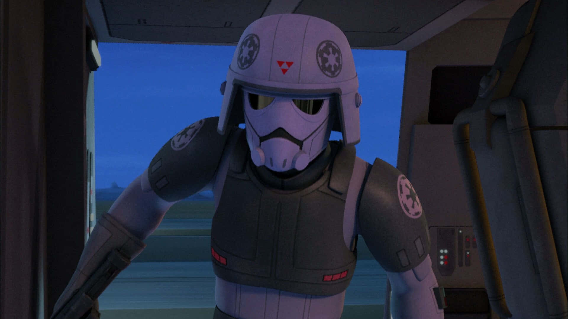 Imperial Army, white-armored stormtrooper, spaceship cockpit, Full HD Desktop Wallpaper