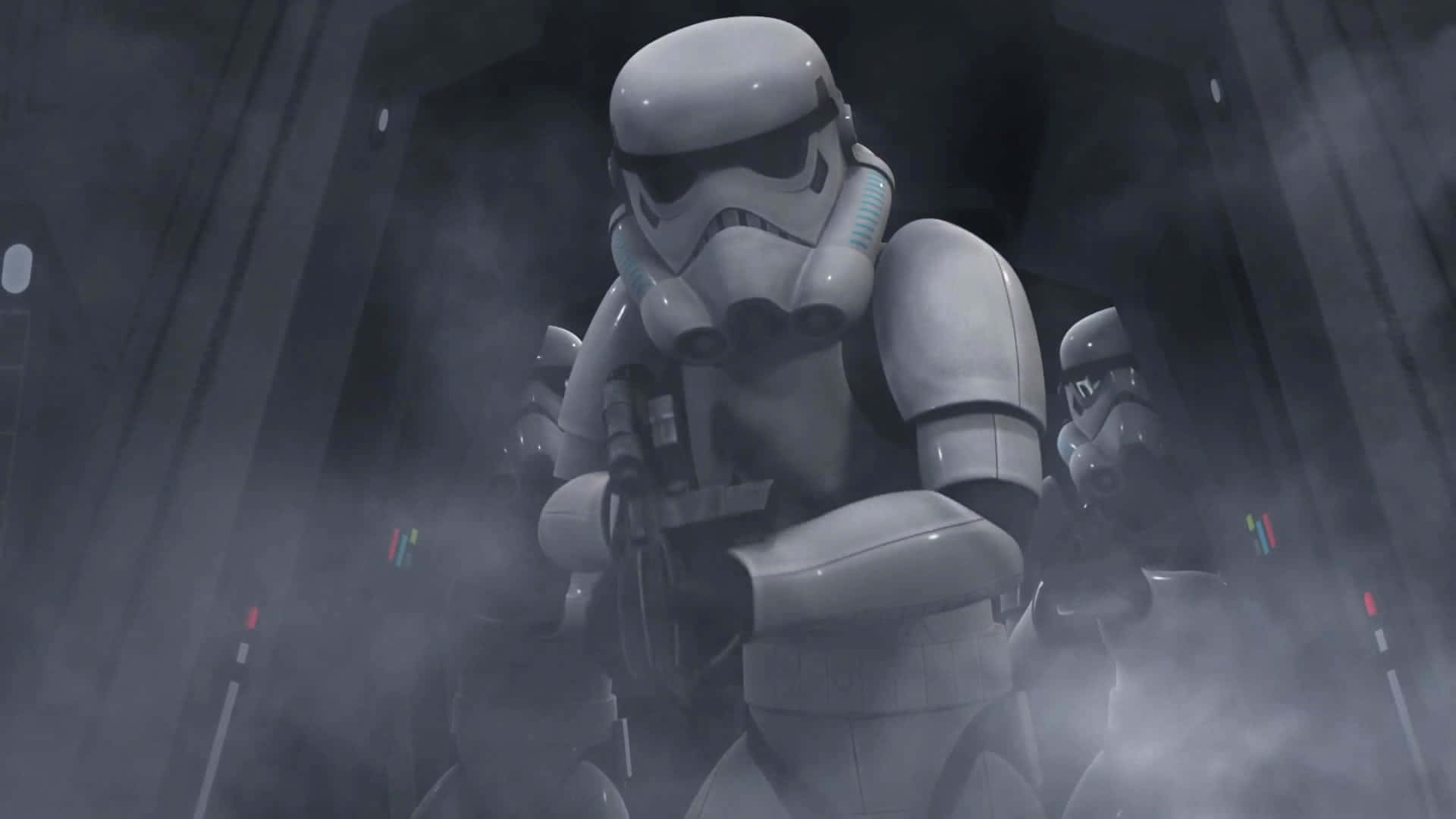 Imperial Army, stormtrooper, blaster rifle, Full HD Desktop Wallpaper
