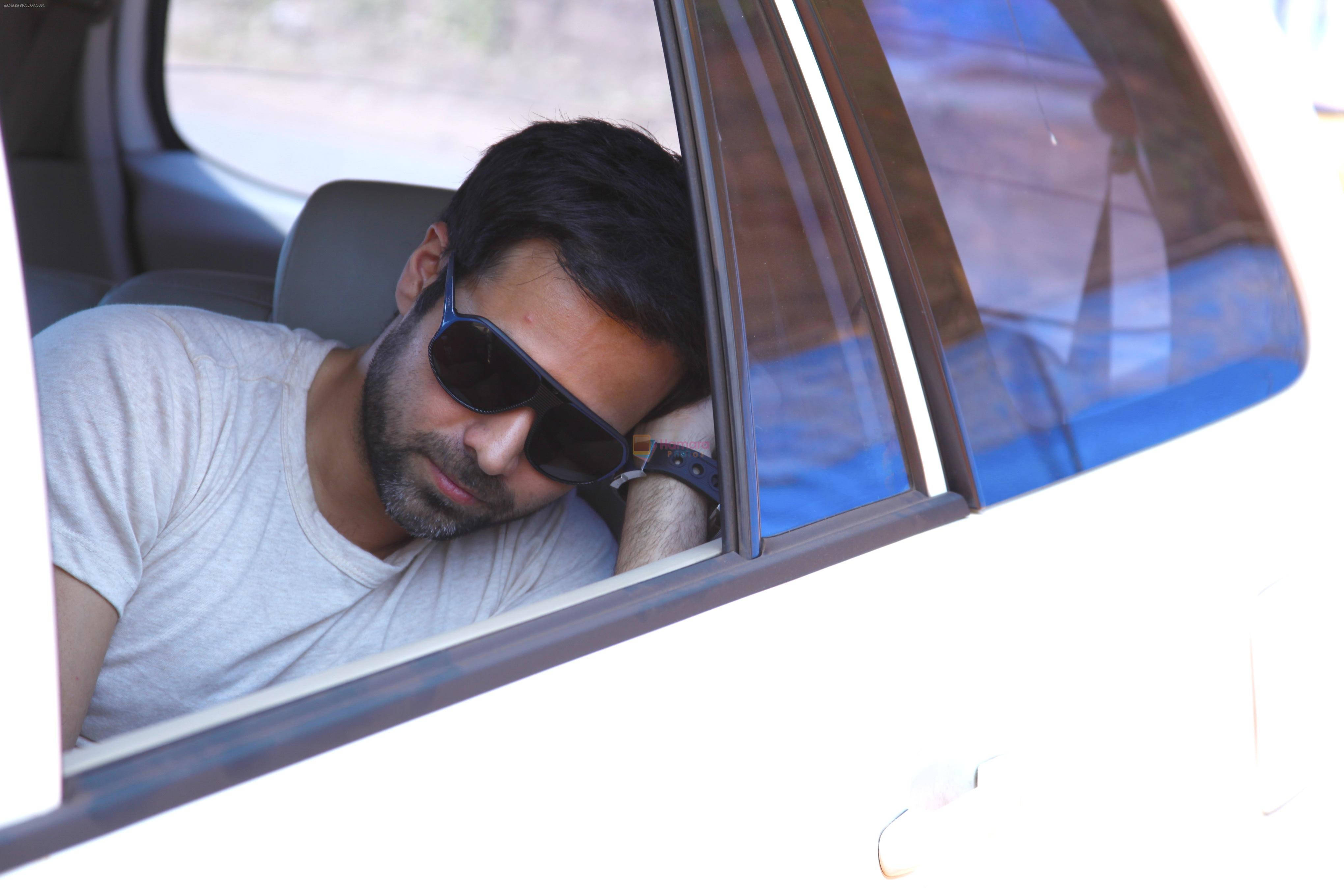 Imran Hashmi, passenger seat, white car, 4K Desktop Wallpaper