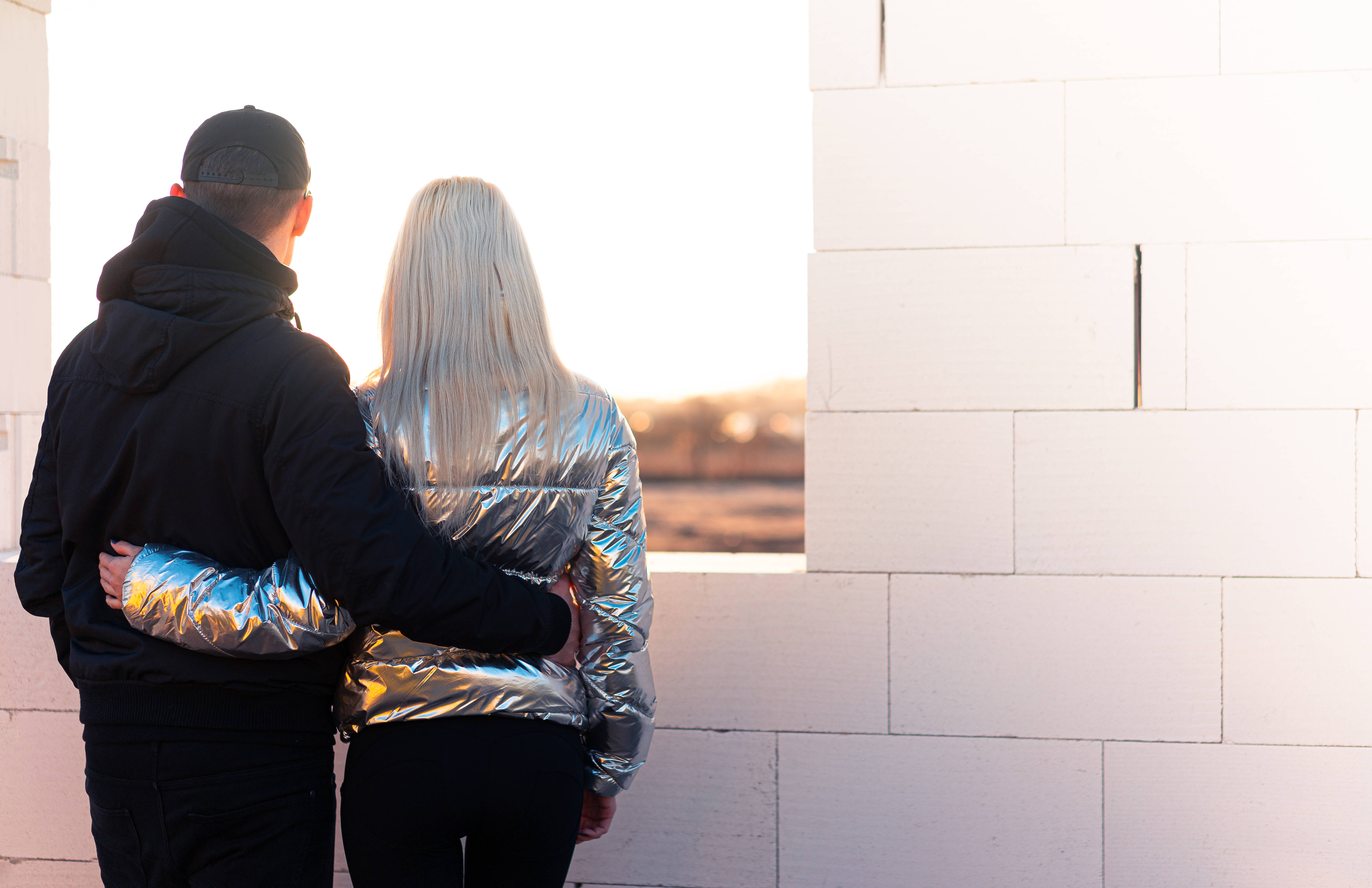 In Love Couples, sunset, window, 5K Desktop Wallpaper