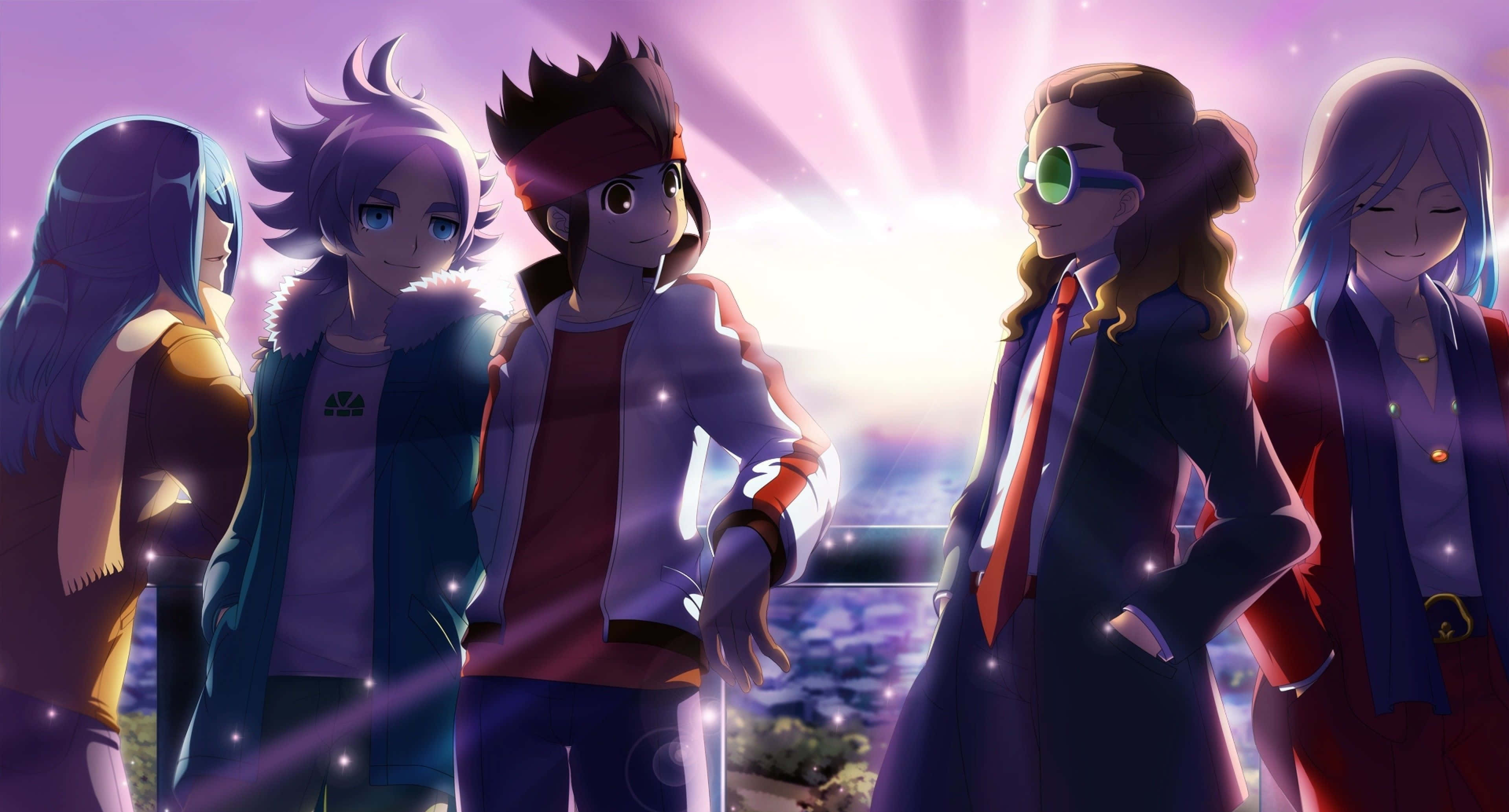 Inazuma Eleven, characters, dusk, 4K Desktop Wallpaper