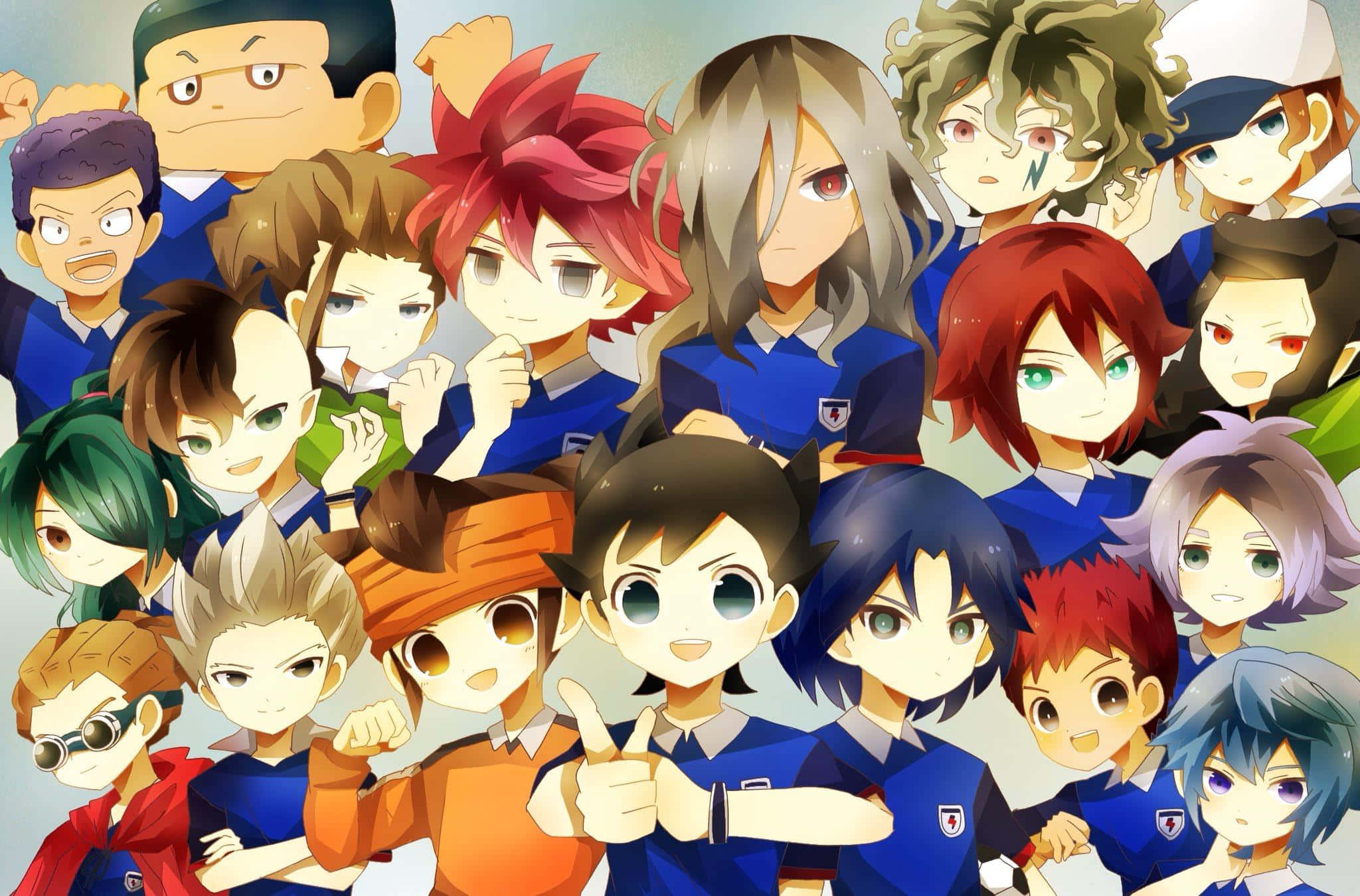 Inazuma Eleven, anime, soccer players, Full HD Desktop Wallpaper
