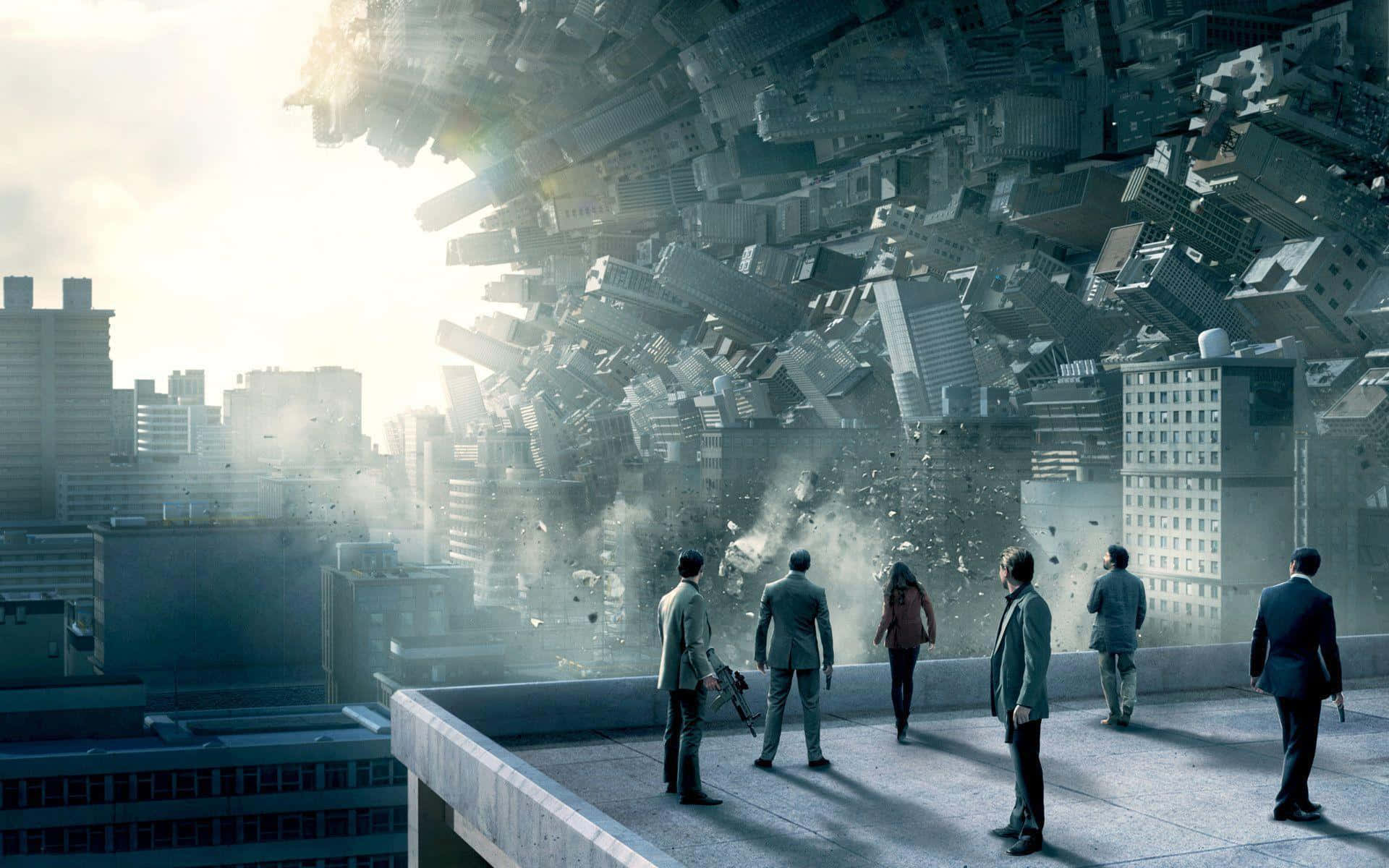Inception, dreamscape, cityscape, Full HD Desktop Wallpaper