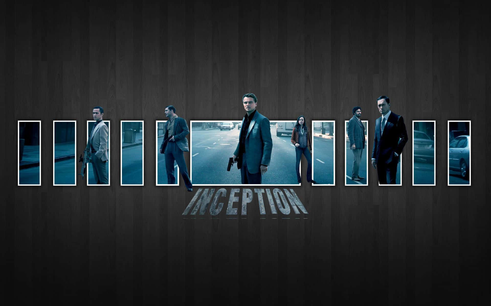 Inception, movie poster, characters in suits, Full HD Desktop Wallpaper