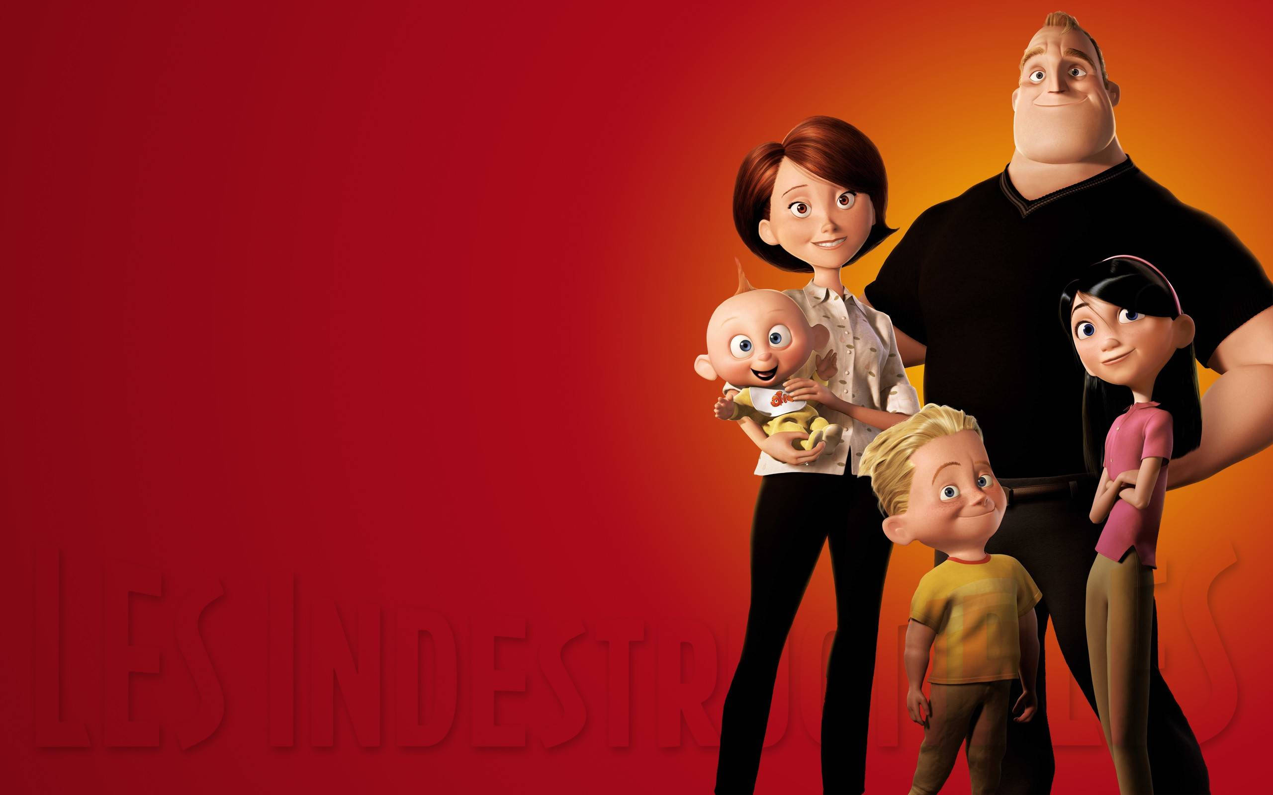 Incredibles 2, family of five, animated characters, 2K Desktop Wallpaper