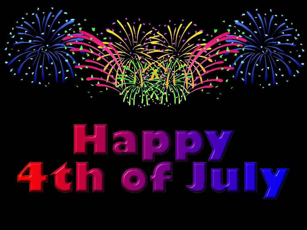 4th of July, Happy 4th of July, rainbow hues, SD Desktop Wallpaper