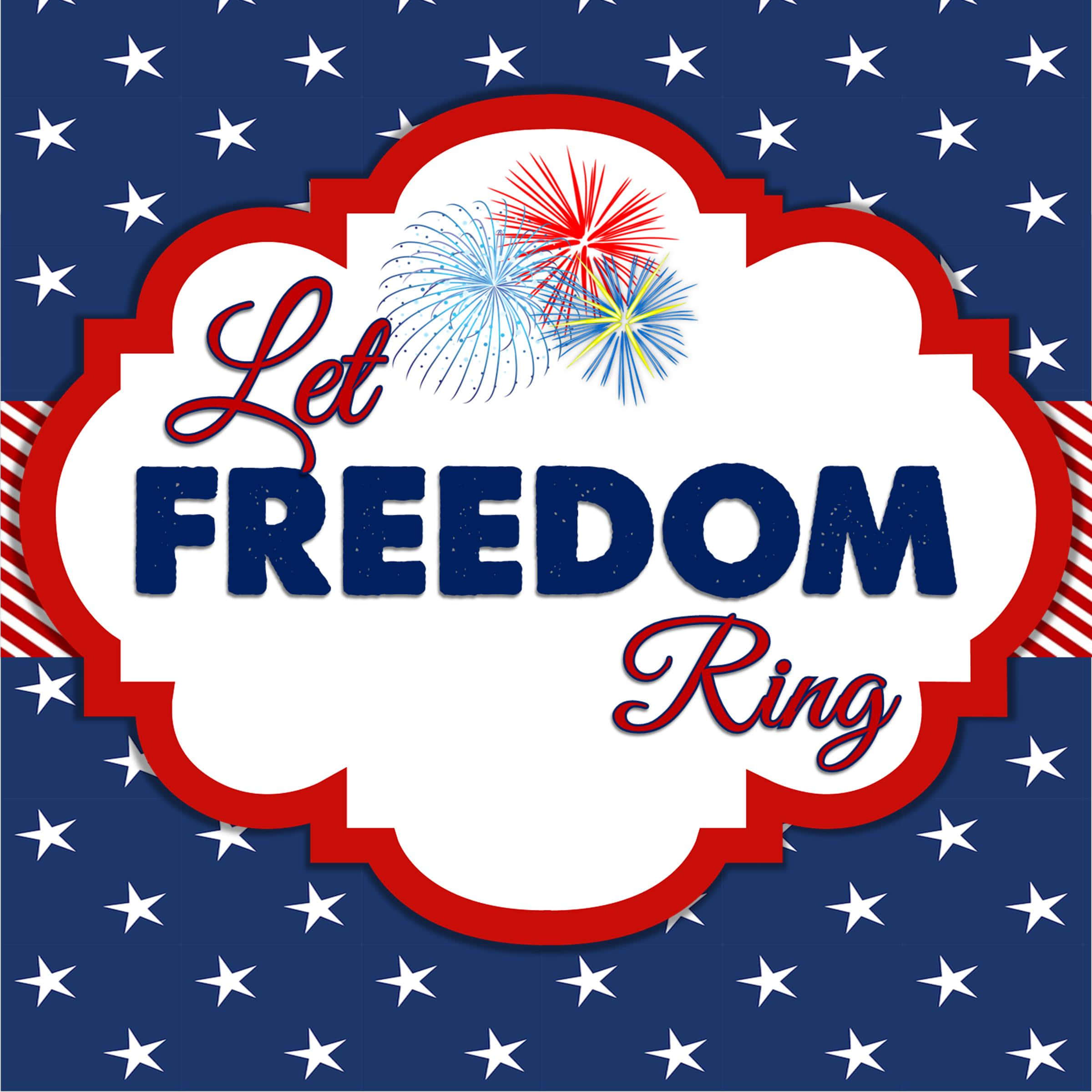 Patriotic4thof July Let Freedom Ring Graphic, Let Freedom Ring, fireworks, Full HD Desktop Wallpaper