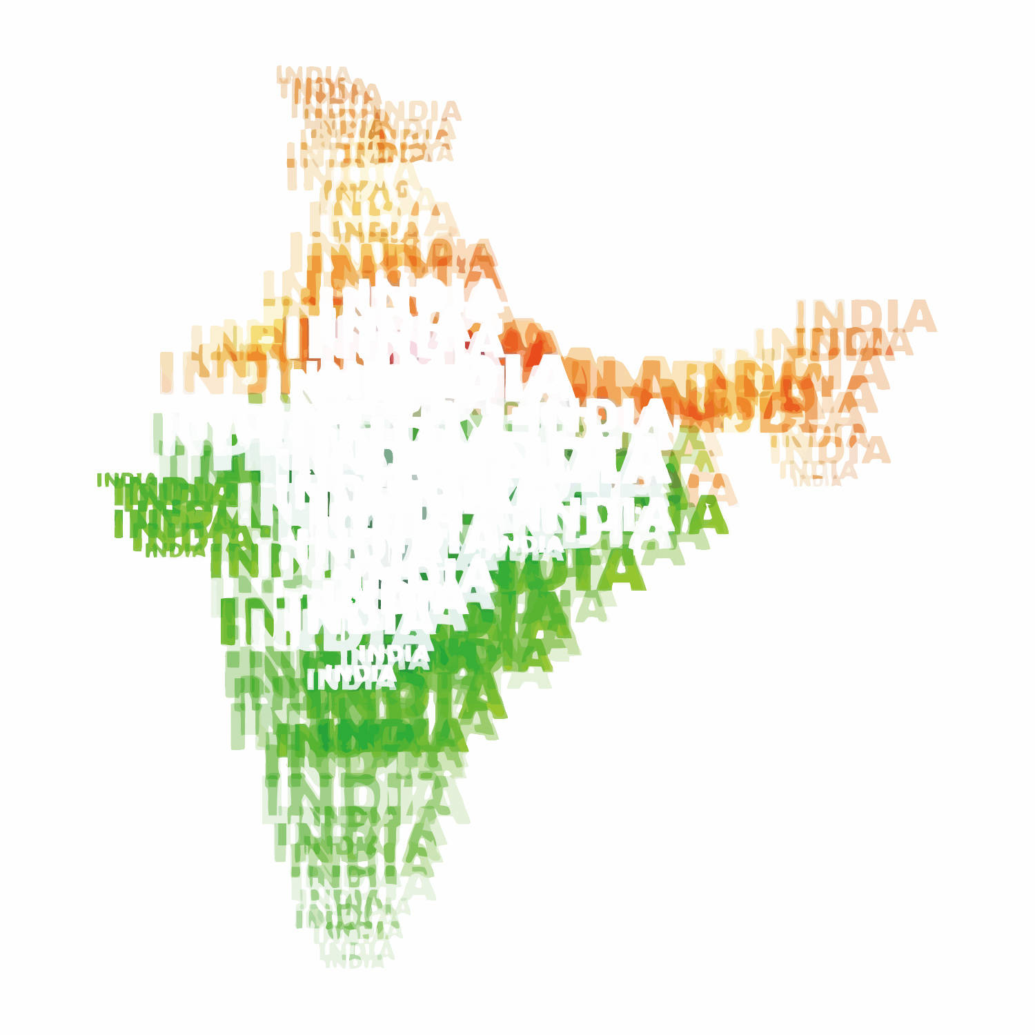 INDIA, saffron, white, HD Desktop Wallpaper