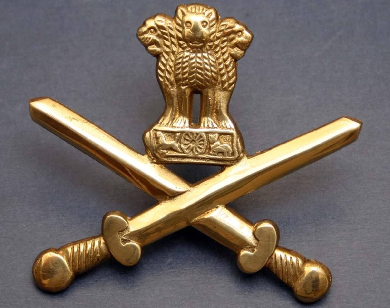 Indian Army, golden, three-headed lion, HD Desktop Wallpaper