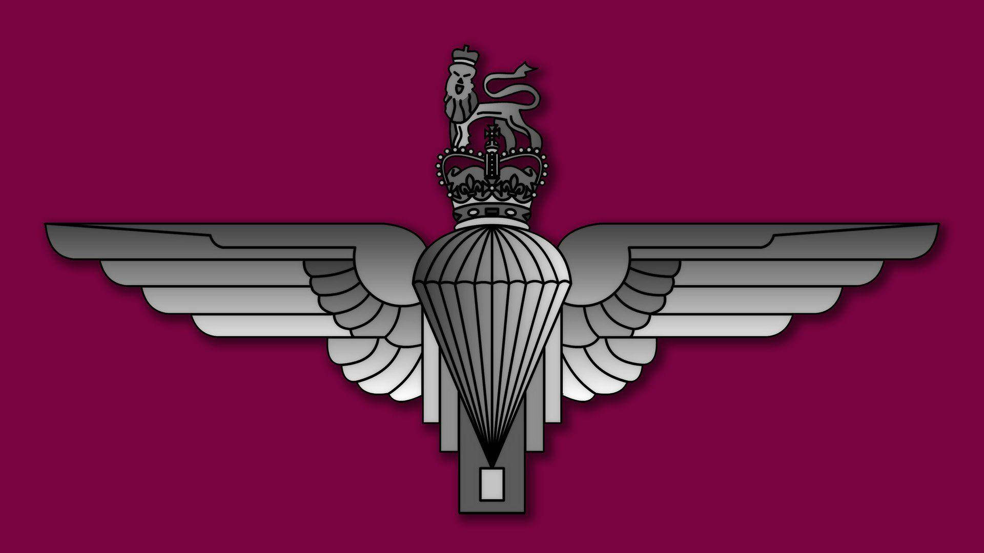 Indian Army, diamond with wings, silver parachute emblem, Full HD Desktop Wallpaper