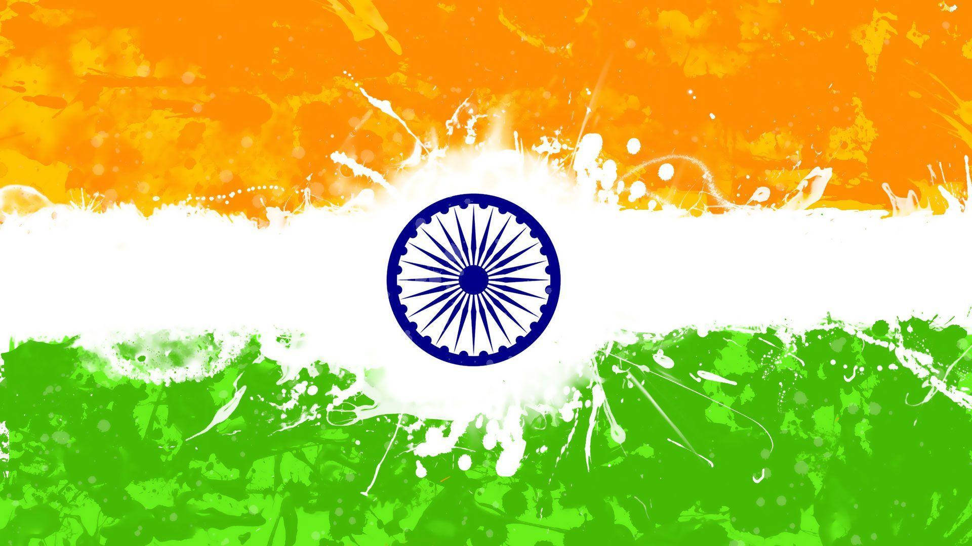 Indian Flag, saffron, white, Full HD Desktop Wallpaper