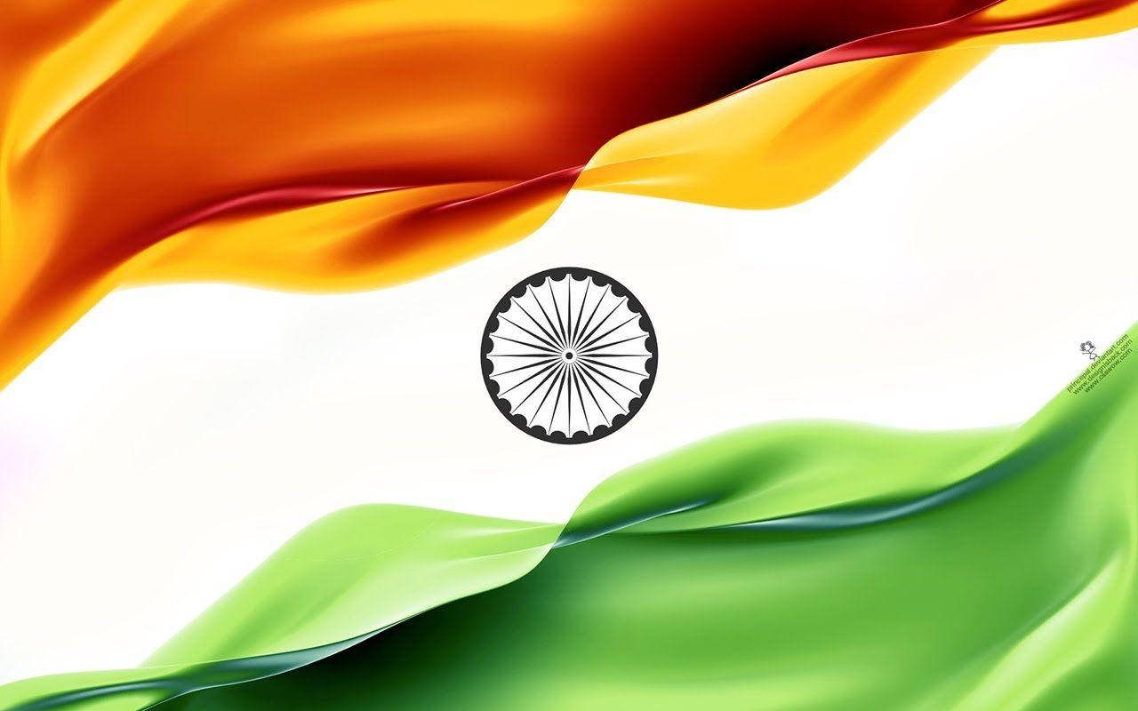 Indian Flag, saffron, green, HD Desktop Wallpaper
