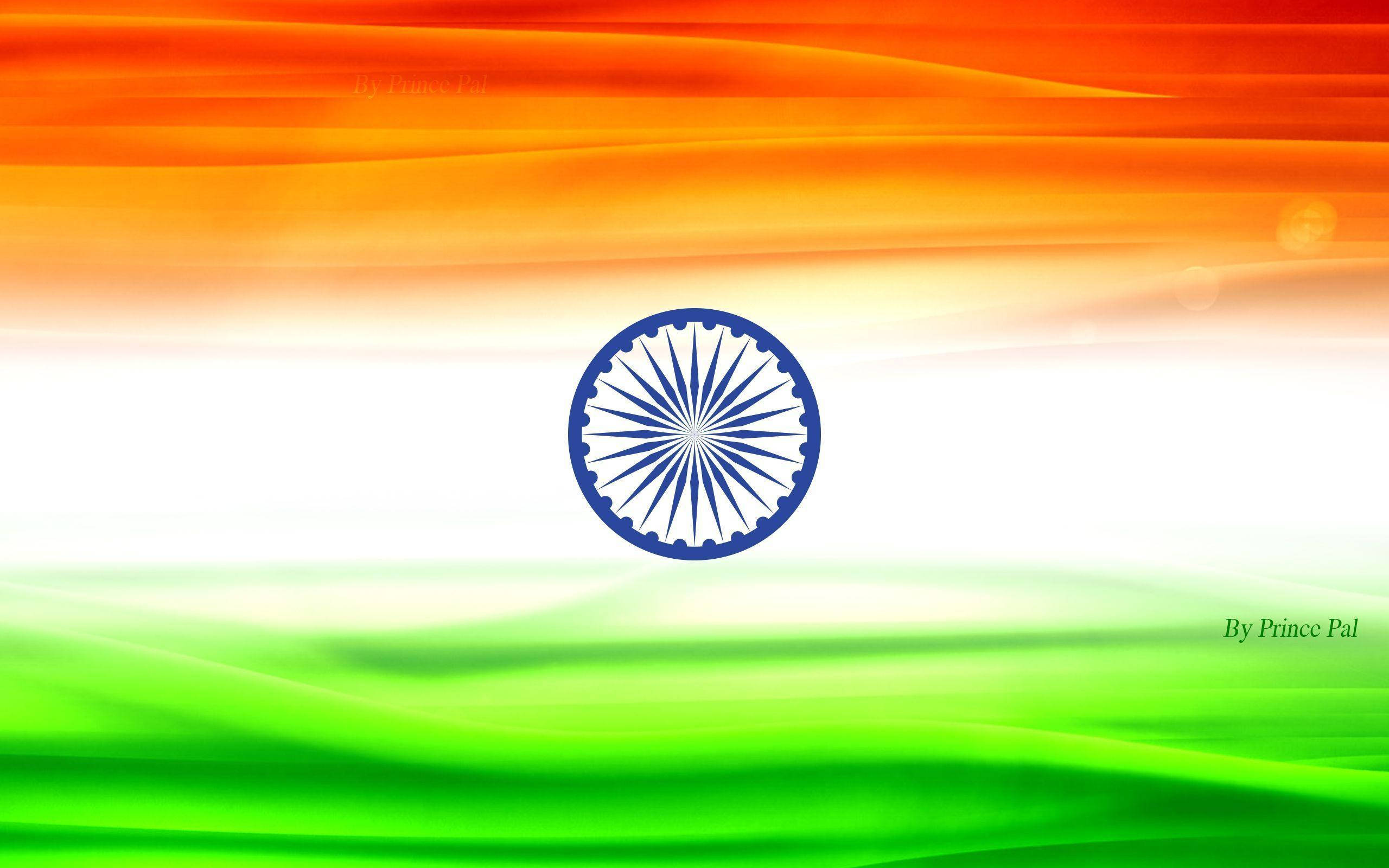Silk Cloth Indian Flag HD, saffron, white, 2K Desktop Wallpaper