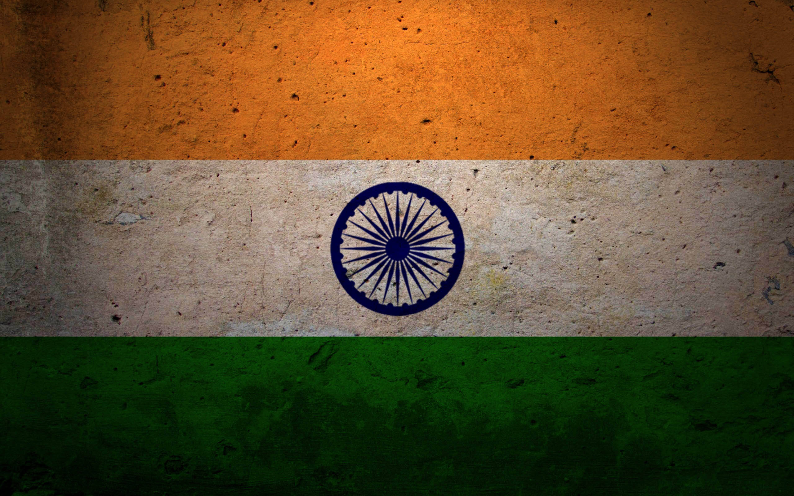 Indian Flag, saffron, white, 2K Desktop Wallpaper
