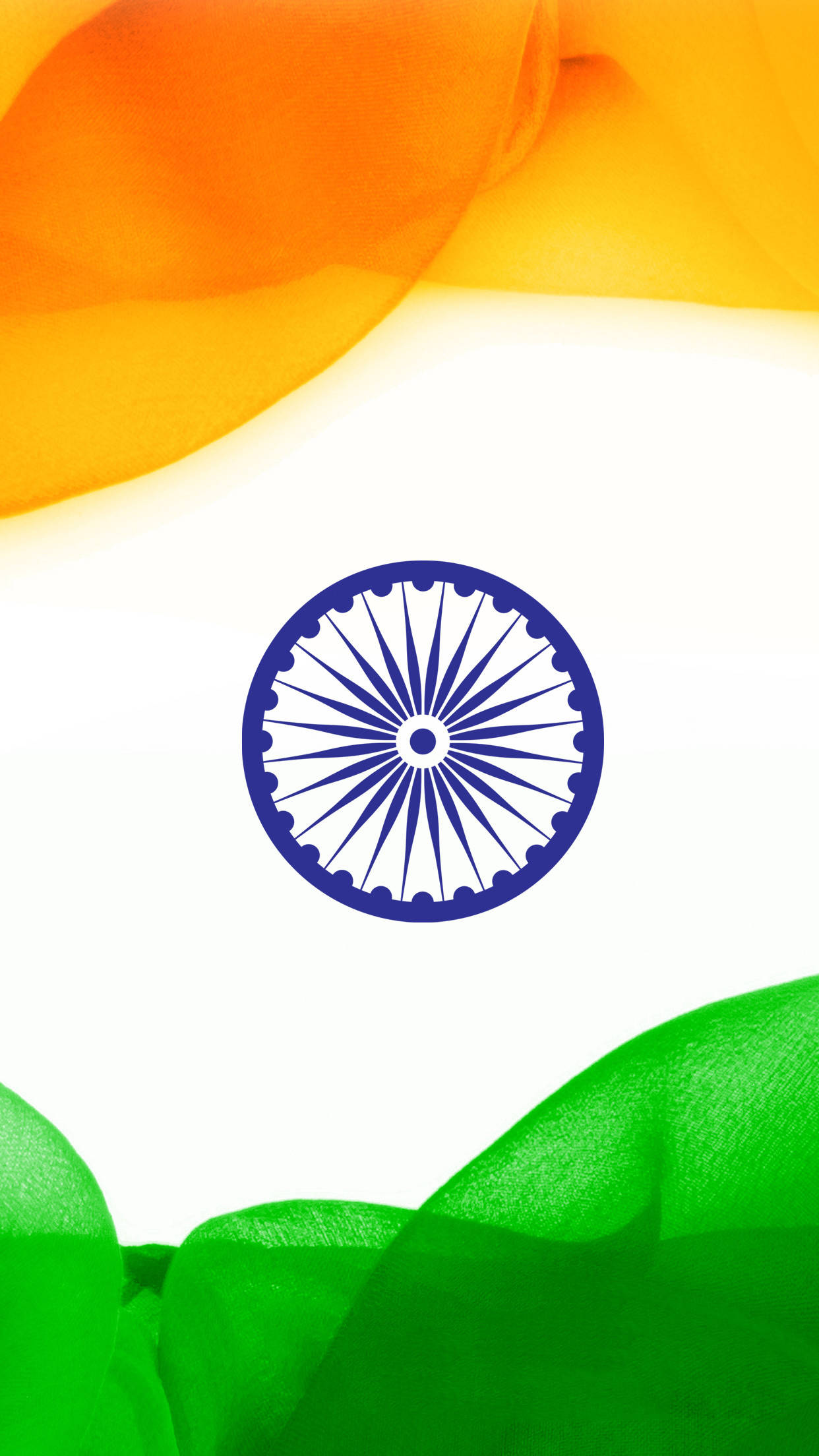 Indian flag, orange, white, Full HD Phone Wallpaper