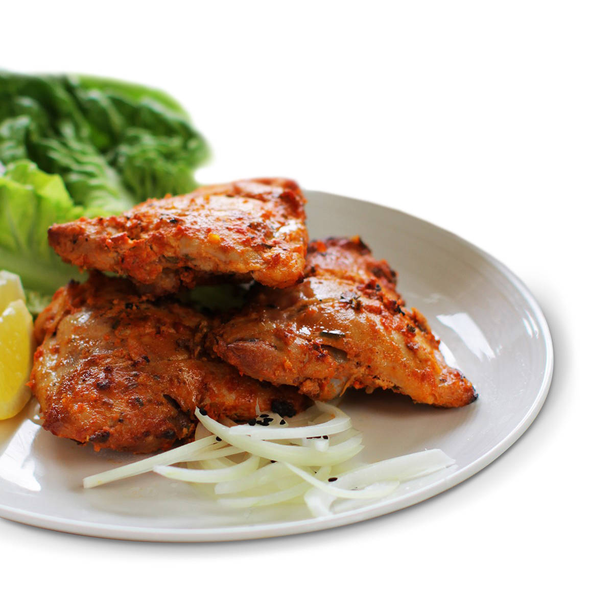 fried tandoori chicken, crispy spiced chicken, sliced onions, SD Desktop Wallpaper