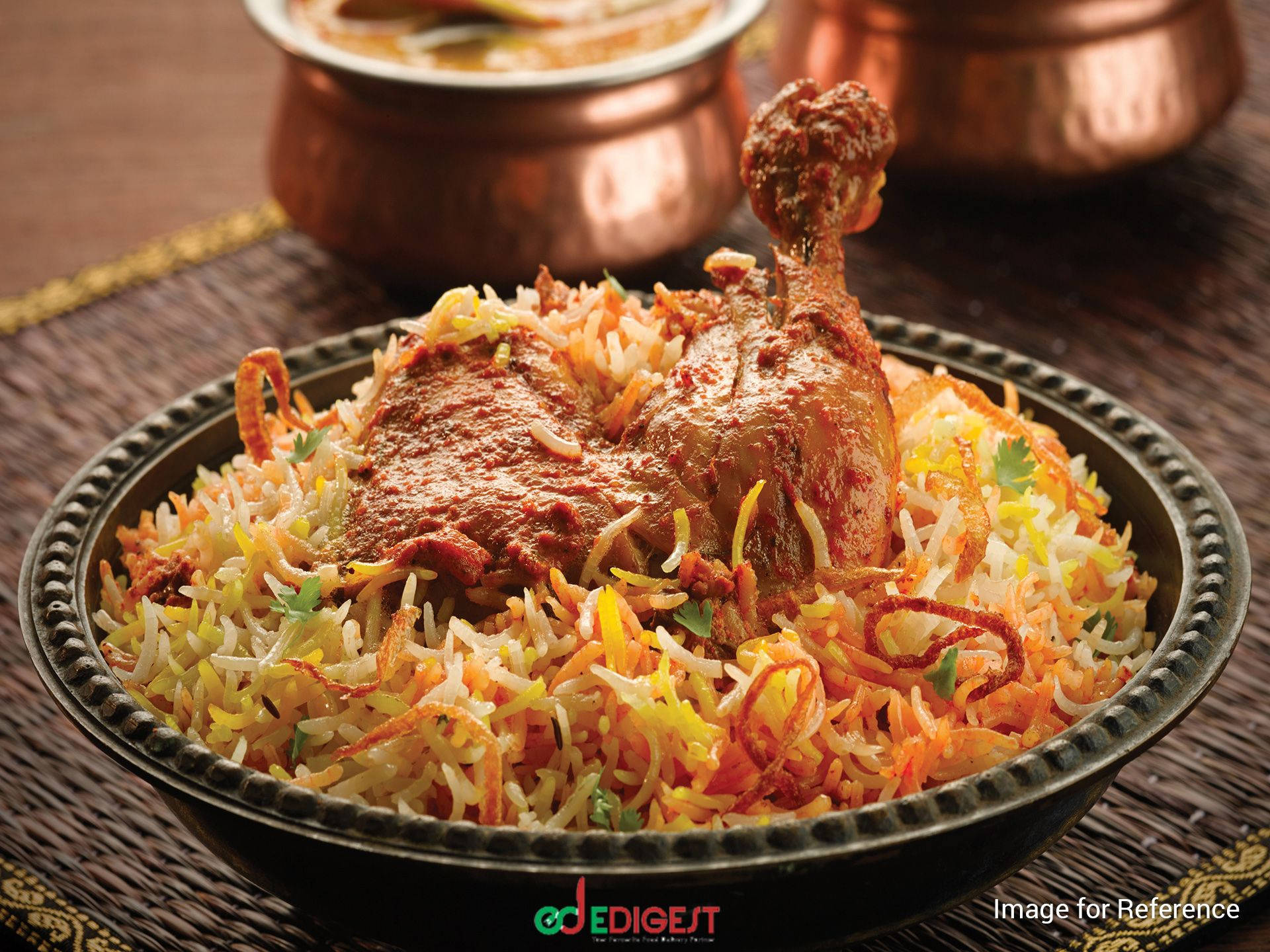 biryani, chicken biryani, golden rice, Full HD Desktop Wallpaper