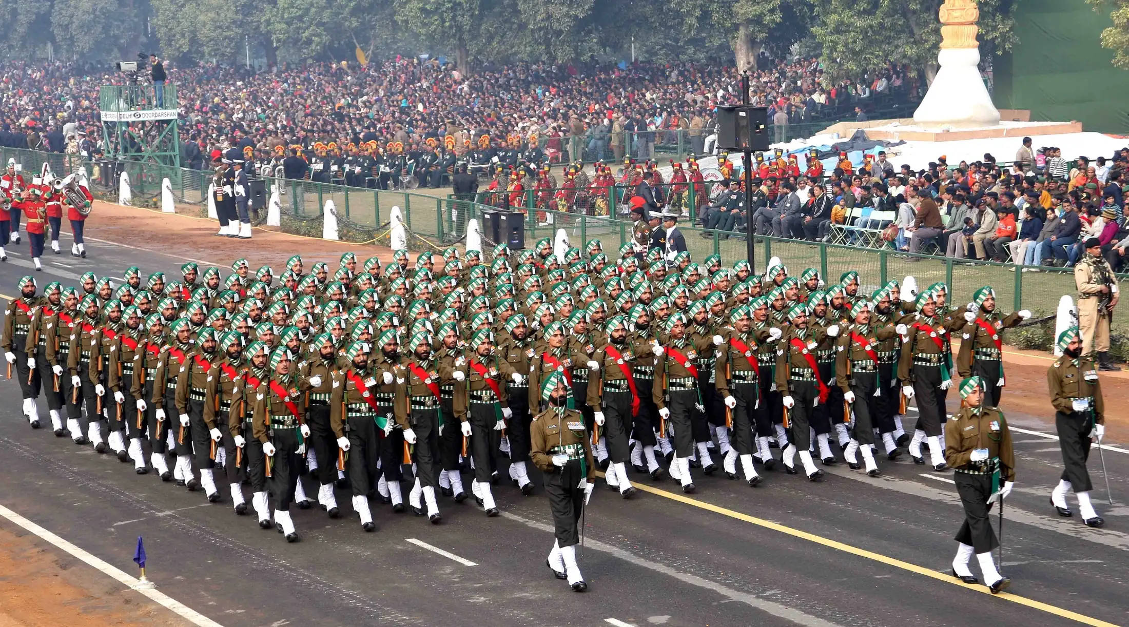 Indian Soldiers, parade, regiment, Full HD Desktop Wallpaper