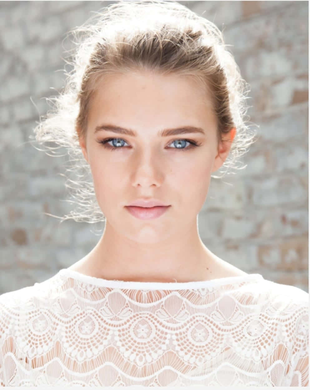Indiana Evans, blue eyes, blonde hair, SD Phone Wallpaper