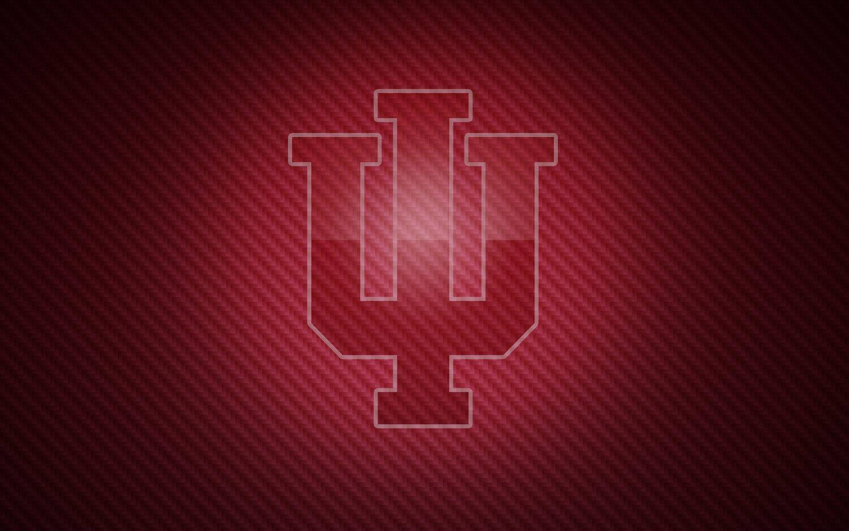 Indiana University Bloomington, interconnected logo, glowing, HD Desktop Wallpaper