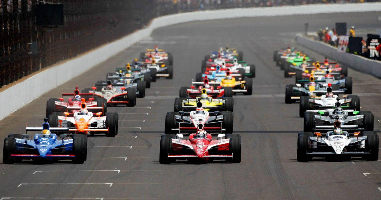 Indianapolis 500, sports cars, open-wheel race cars, HD Desktop Wallpaper
