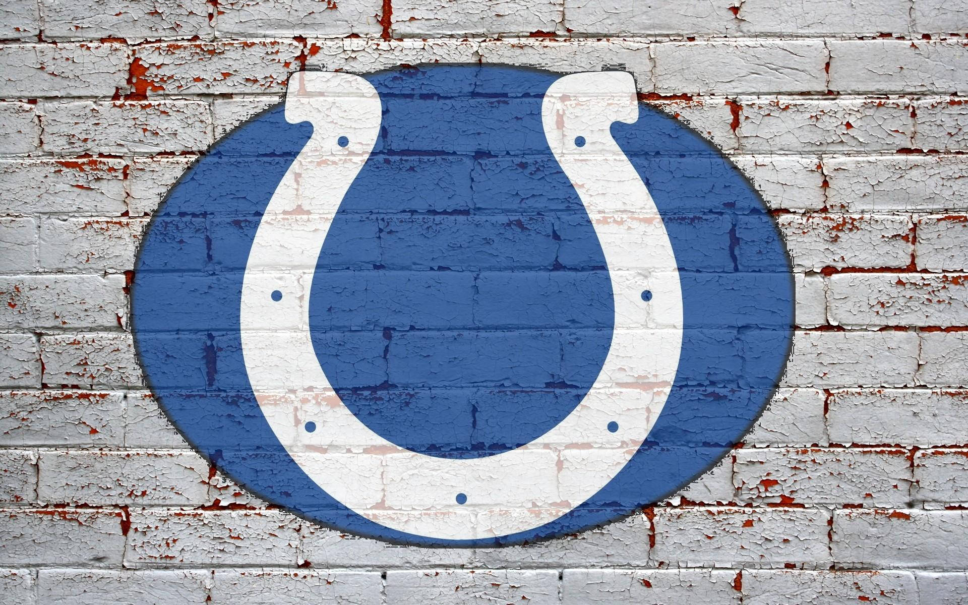 Indianapolis Colts, blue, white, Full HD Desktop Wallpaper