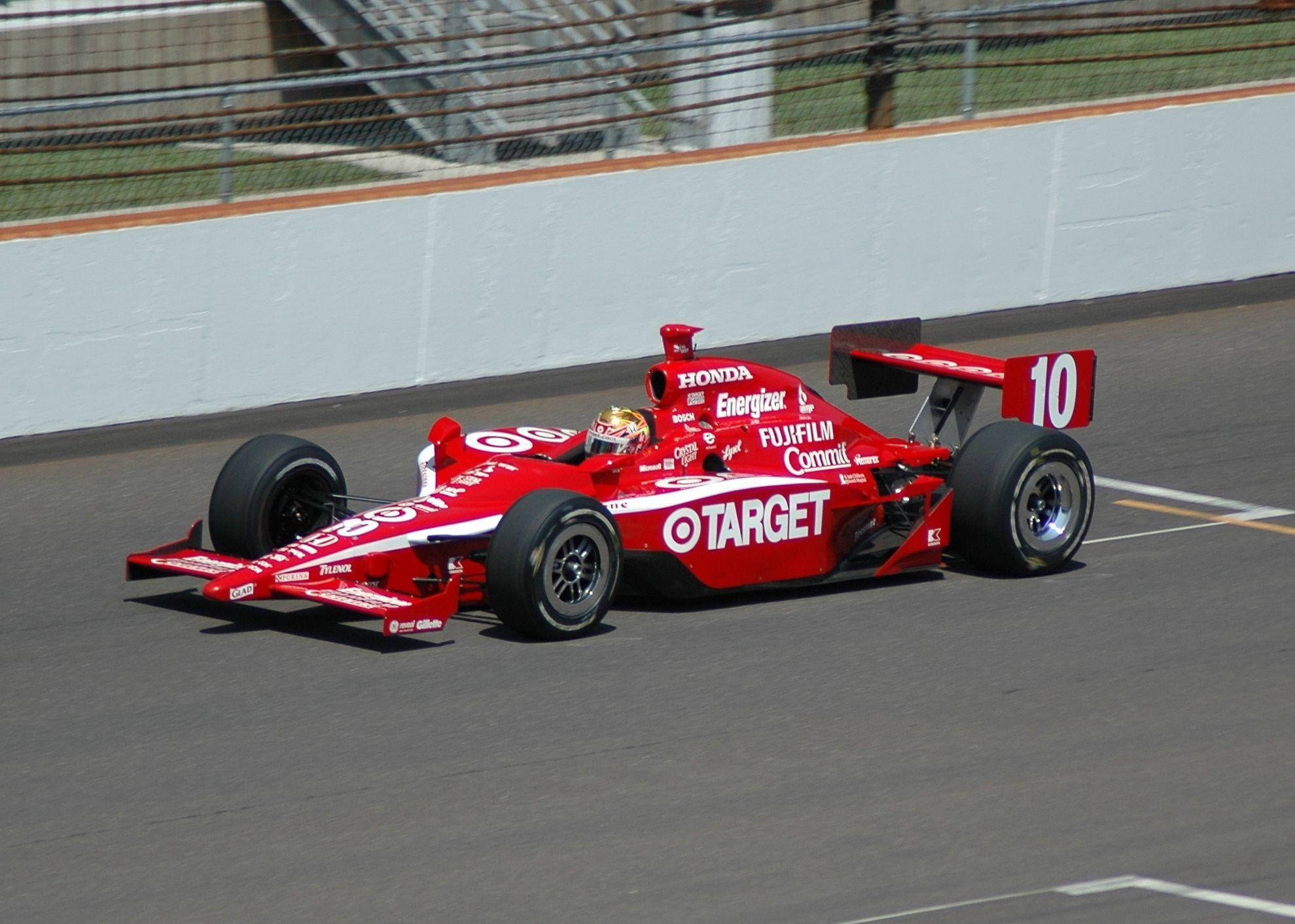Indianapolis 500, red, number 10, Full HD Desktop Wallpaper