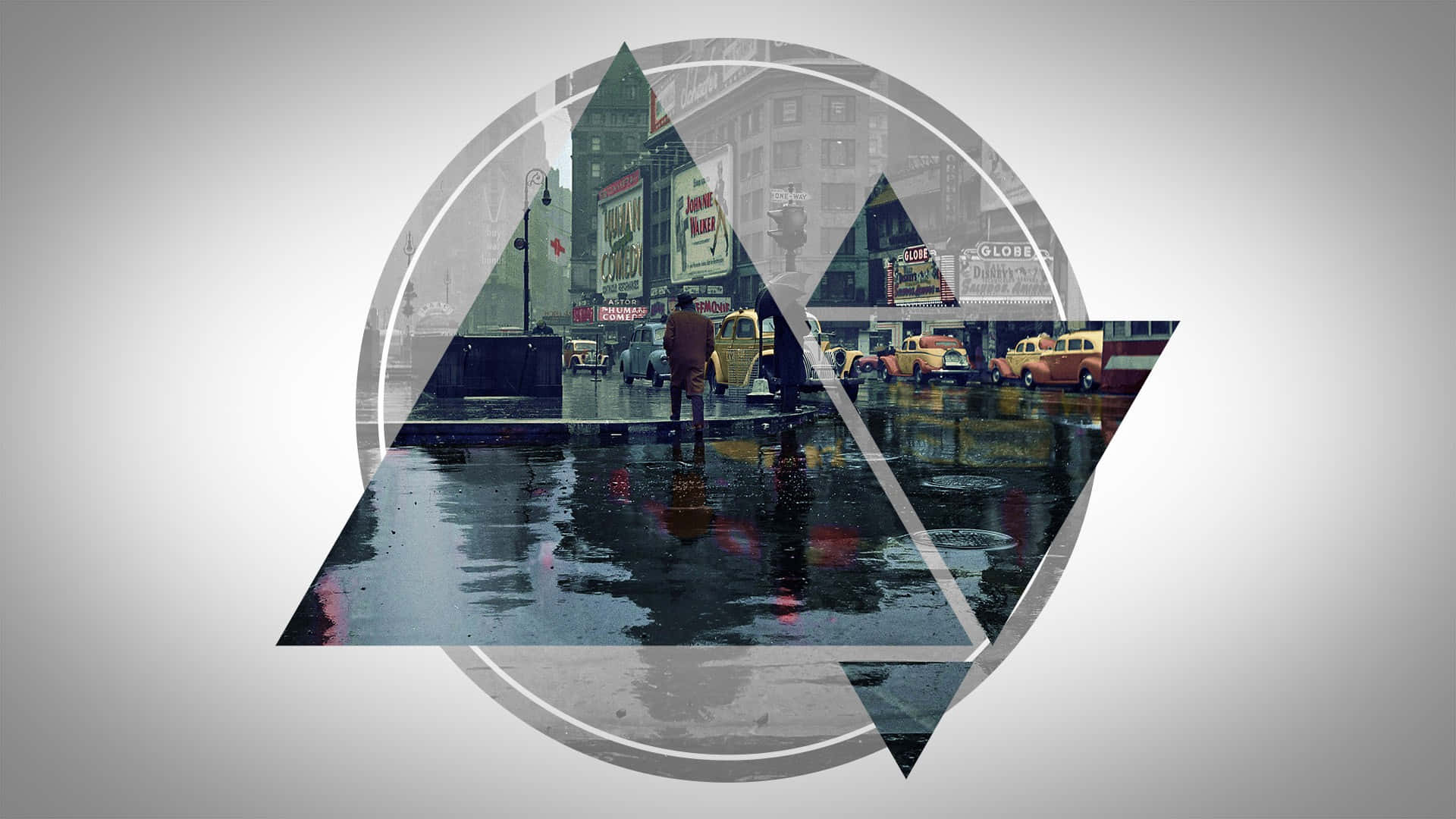 Indie Desktop, 1920 x 1080, rainy city street, Full HD Desktop Wallpaper