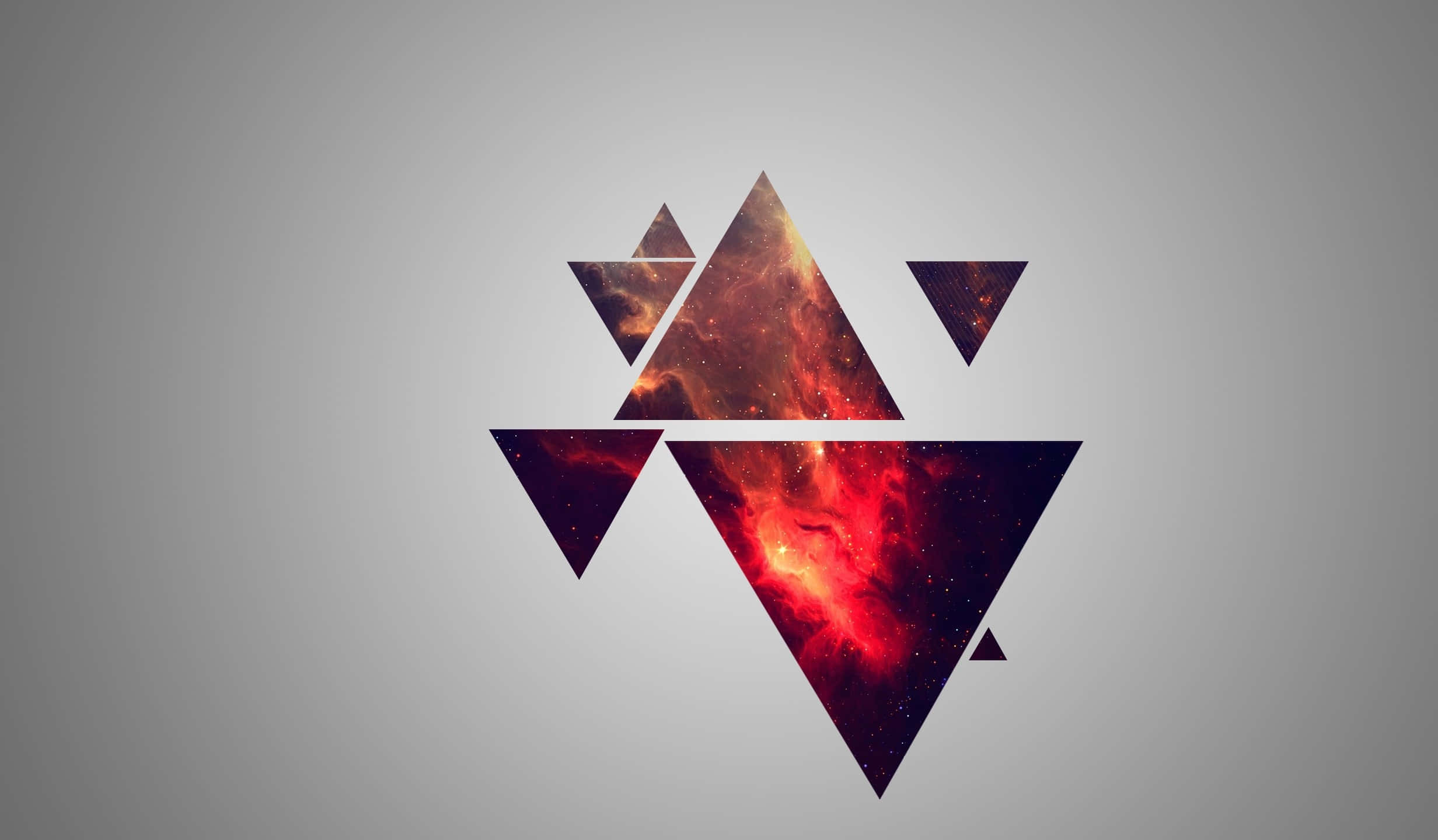 indie desktop, 2464 x 1440, geometric triangles, Full HD Desktop Wallpaper
