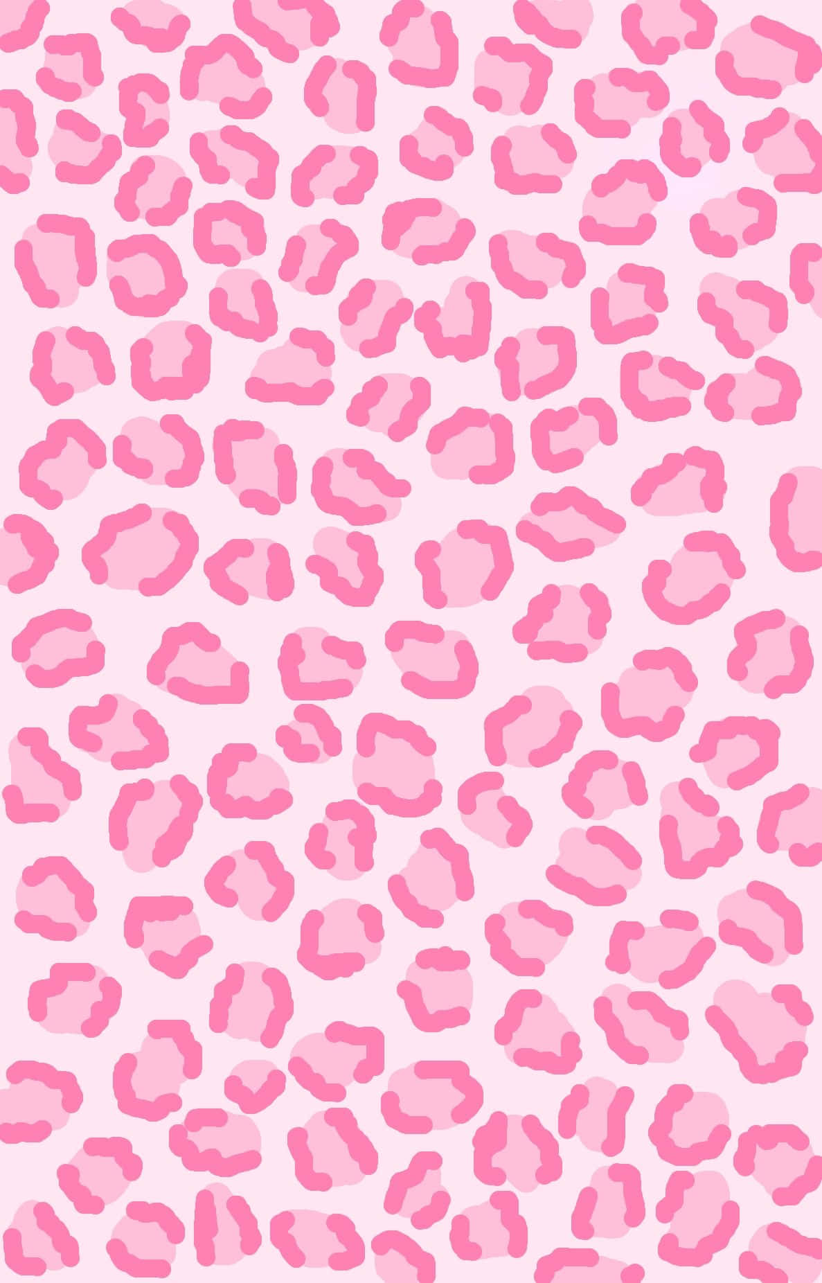 pink leopard print pattern, soft gradient spots, pale pink background, HD Phone Wallpaper