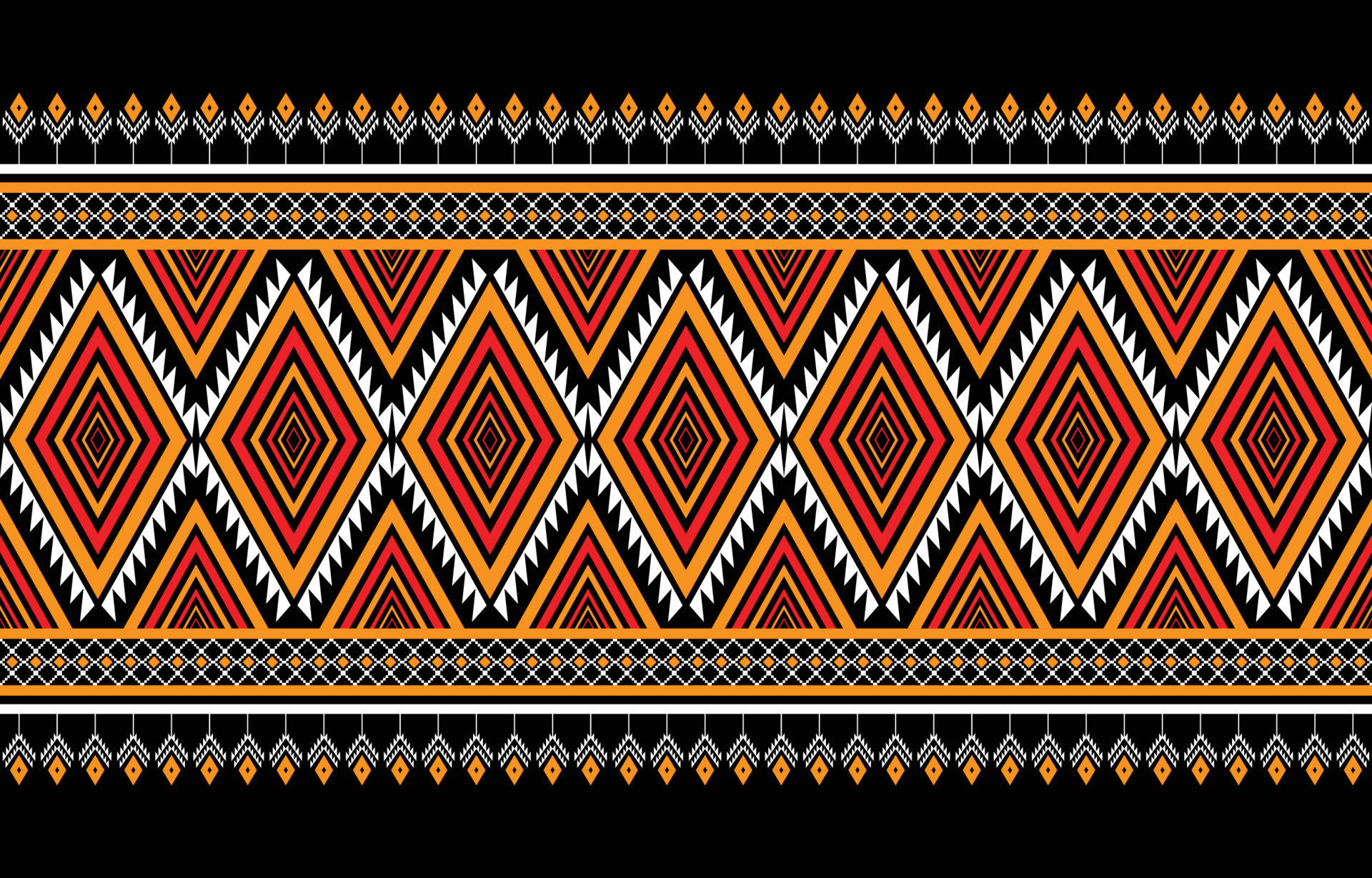 Indigenous Patterned Shawl, geometric tribal pattern, repeating diamond motifs, Full HD Desktop Wallpaper