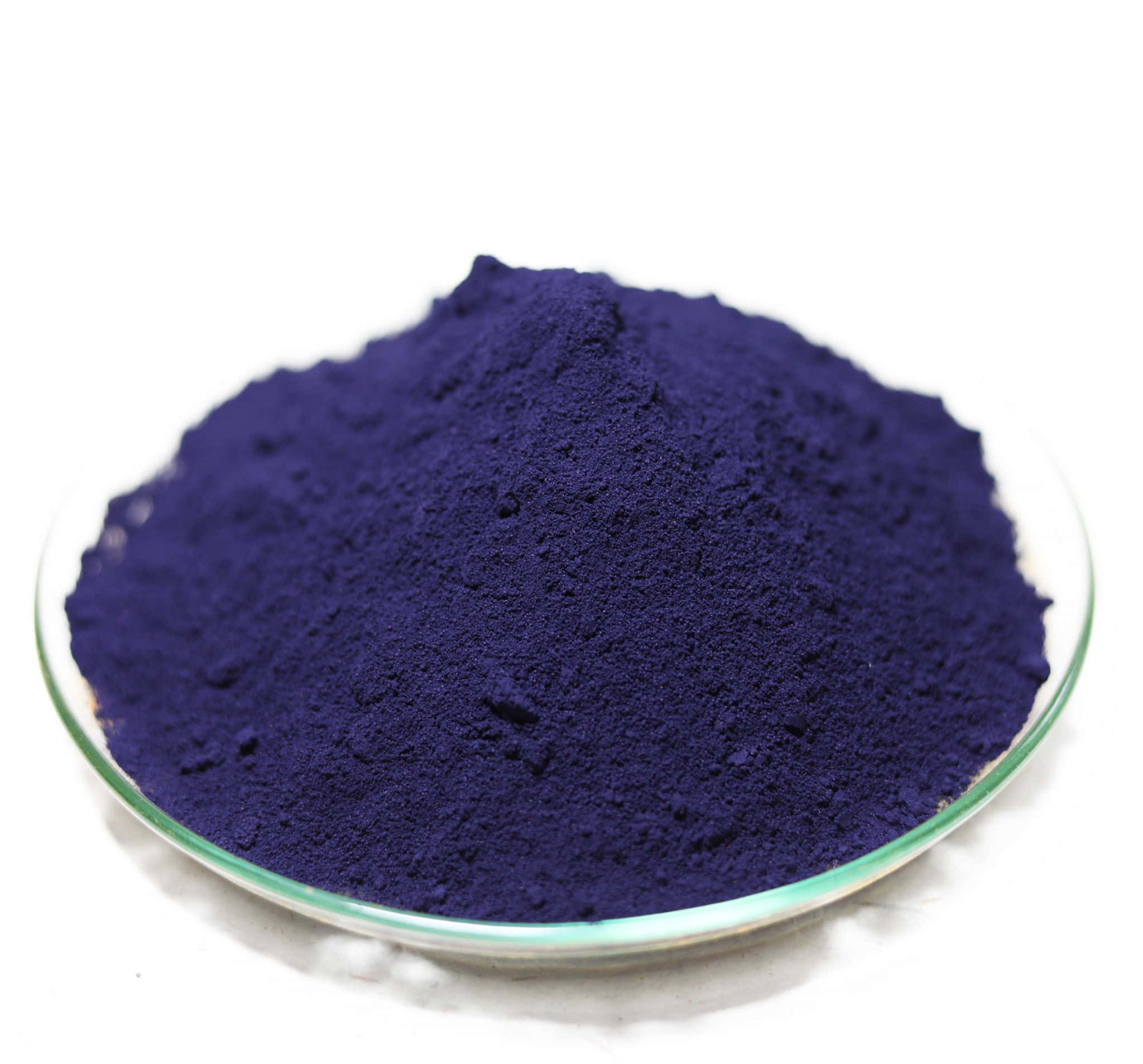 Indigo Blue, deep purple powder, clear glass dish, Full HD Desktop Wallpaper