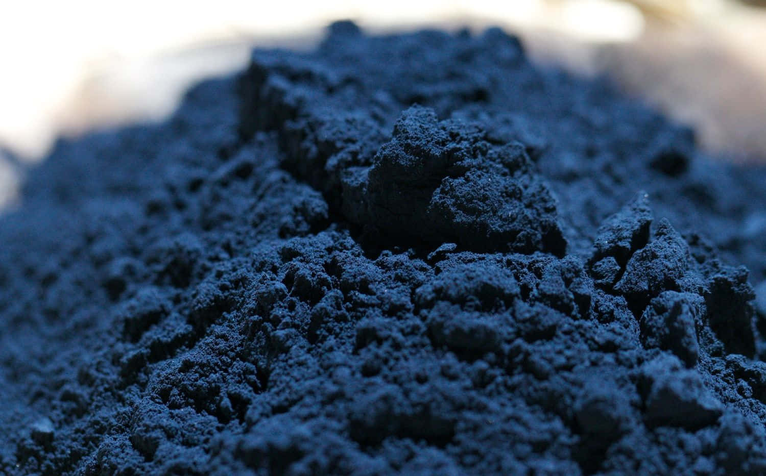 Indigo Blue, dark blue powder, textured clumps, HD Desktop Wallpaper