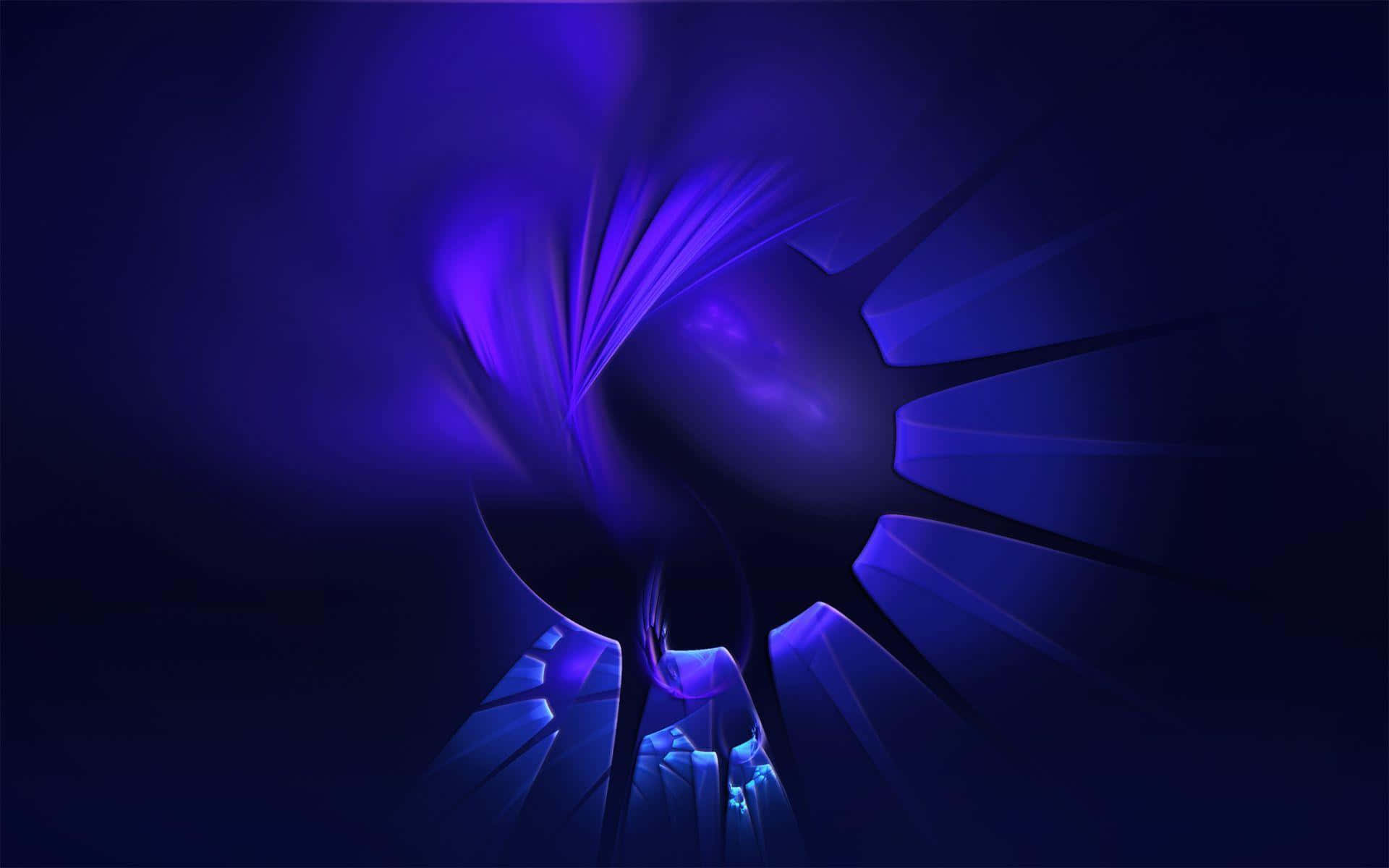 indigo, vibrant blue sky, glowing blue and purple light, Full HD Desktop Wallpaper