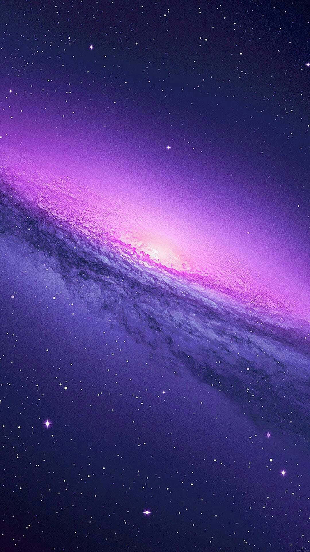Indigo, spiral galaxy, vibrant purple, Full HD Phone Wallpaper