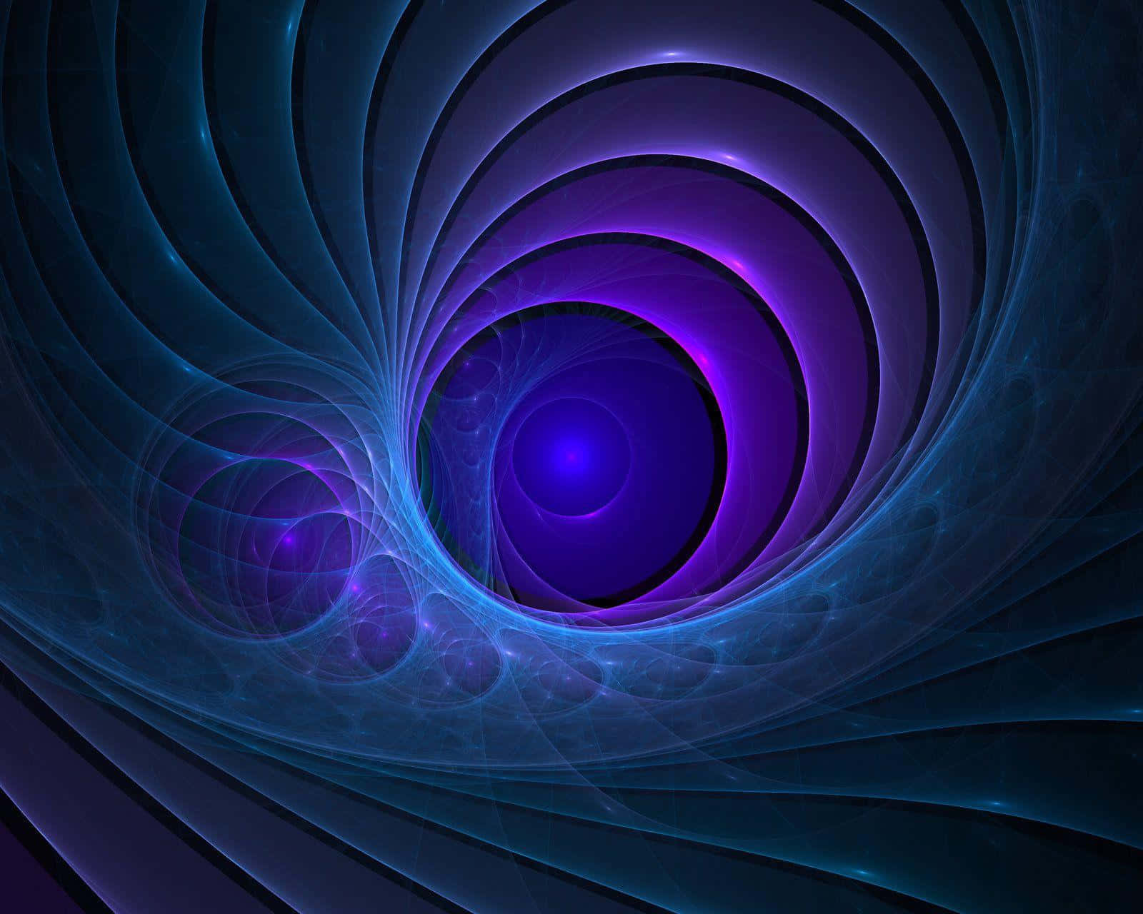 blue, purple, spiral, HD Desktop Wallpaper