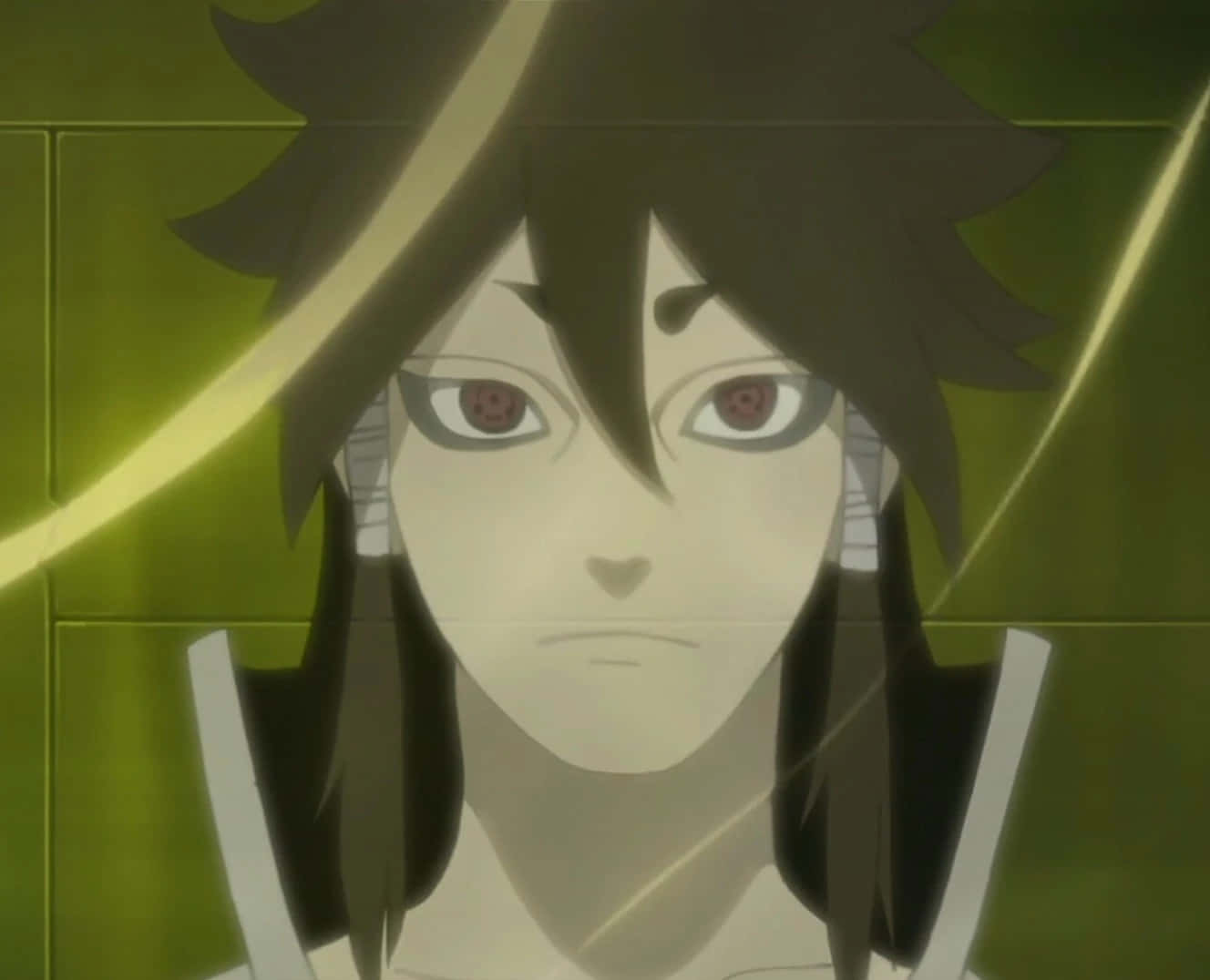 Indra Ōtsutsuki, spiky dark hair, red eyes, HD Desktop Wallpaper