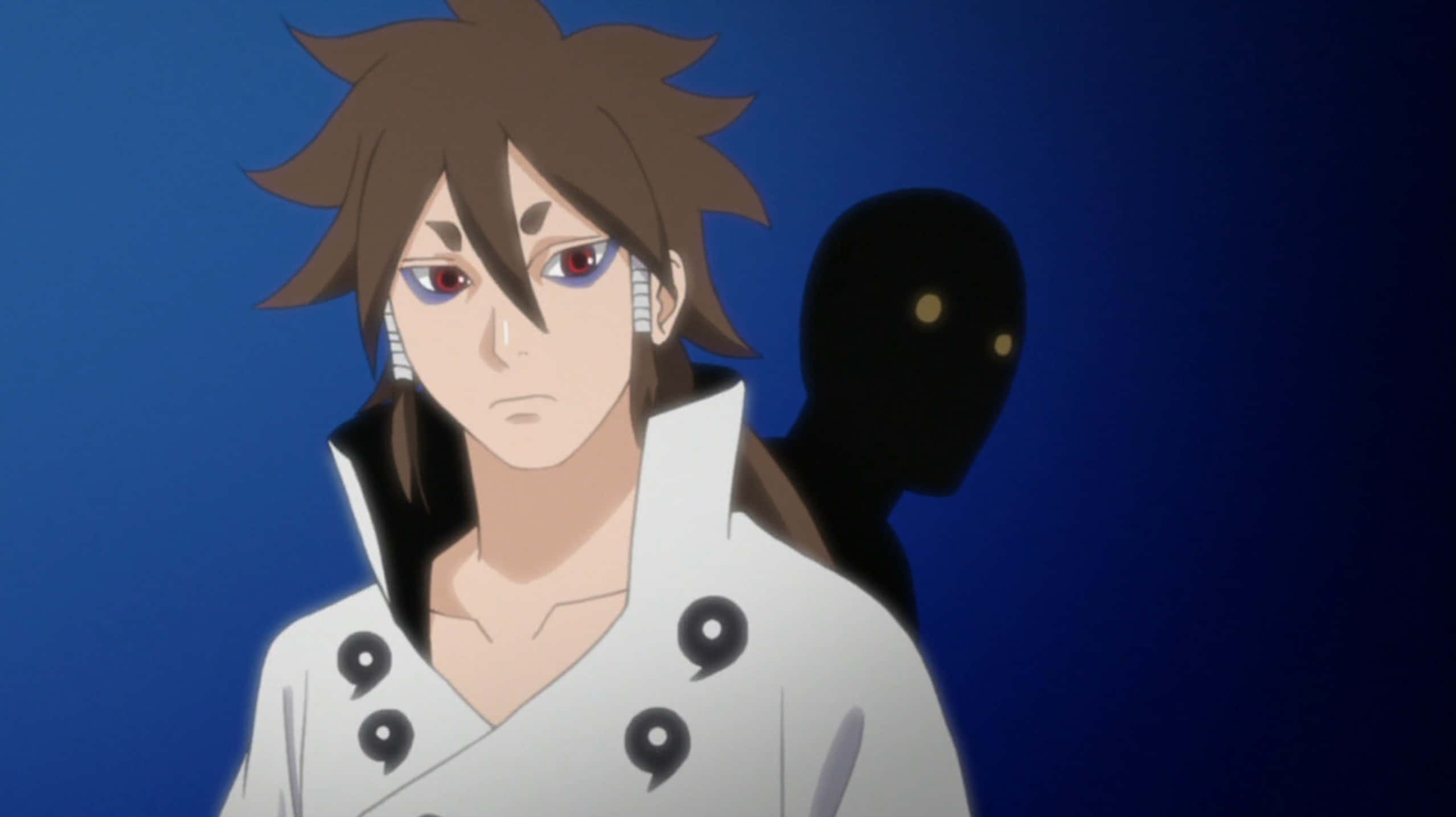 Indra Ōtsutsuki, spiky brown hair, red eyes, Full HD Desktop Wallpaper