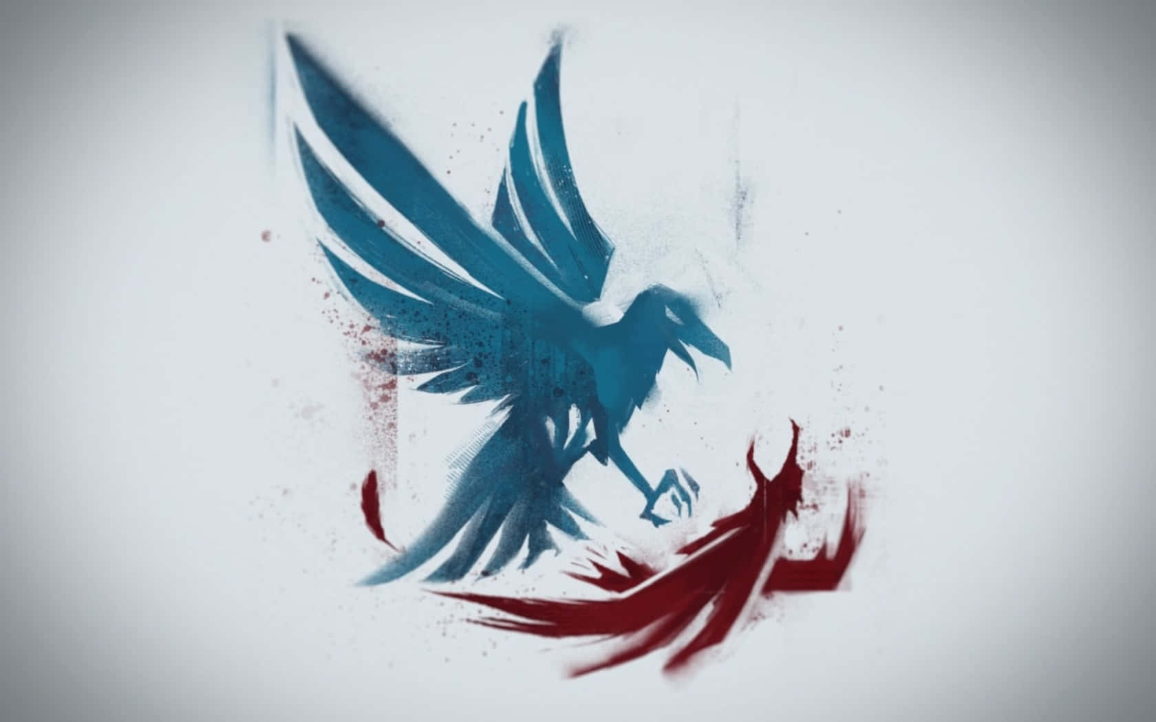 Infamous, cityscape, blue raven, HD Desktop Wallpaper