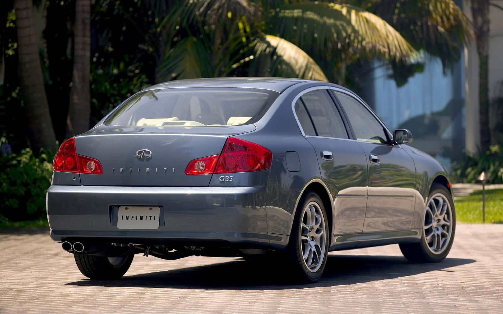 Infiniti G35, sleek silver, sporty sedan, HD Desktop Wallpaper