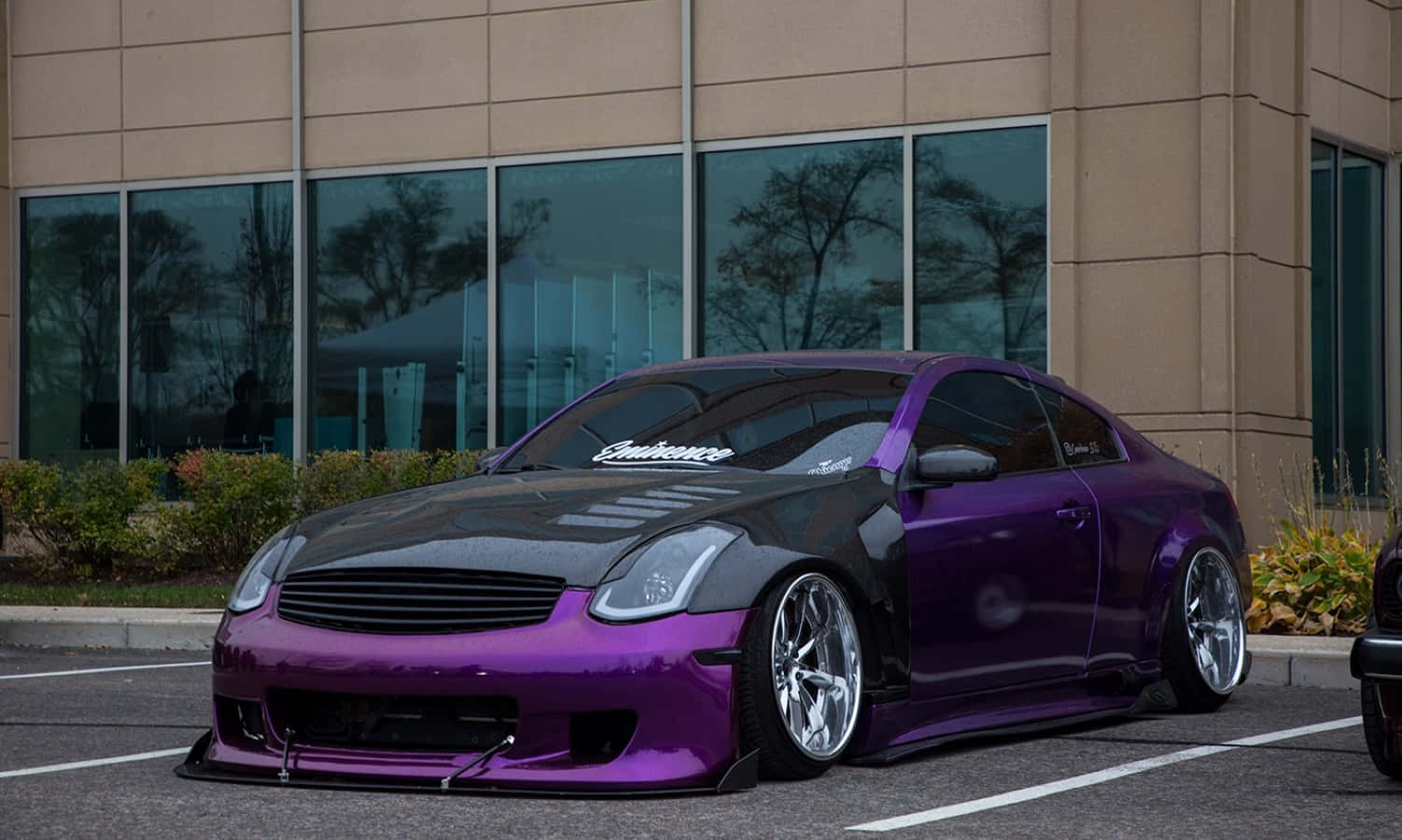 Infiniti G35, purple, black, HD Desktop Wallpaper