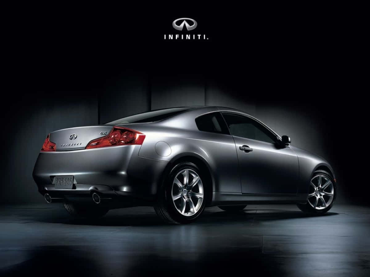 Infiniti G35, silver, coupe, SD Desktop Wallpaper
