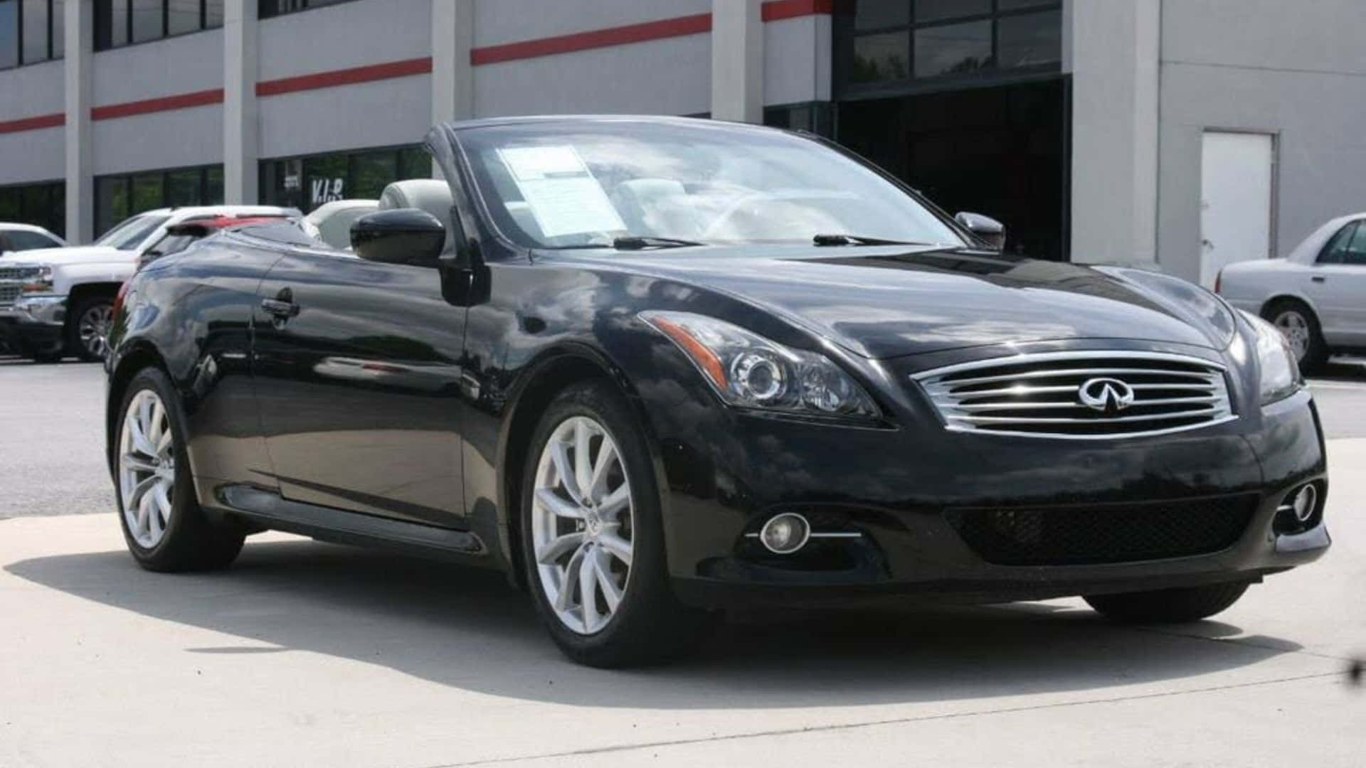 Infiniti G37, sleek, black, Full HD Desktop Wallpaper