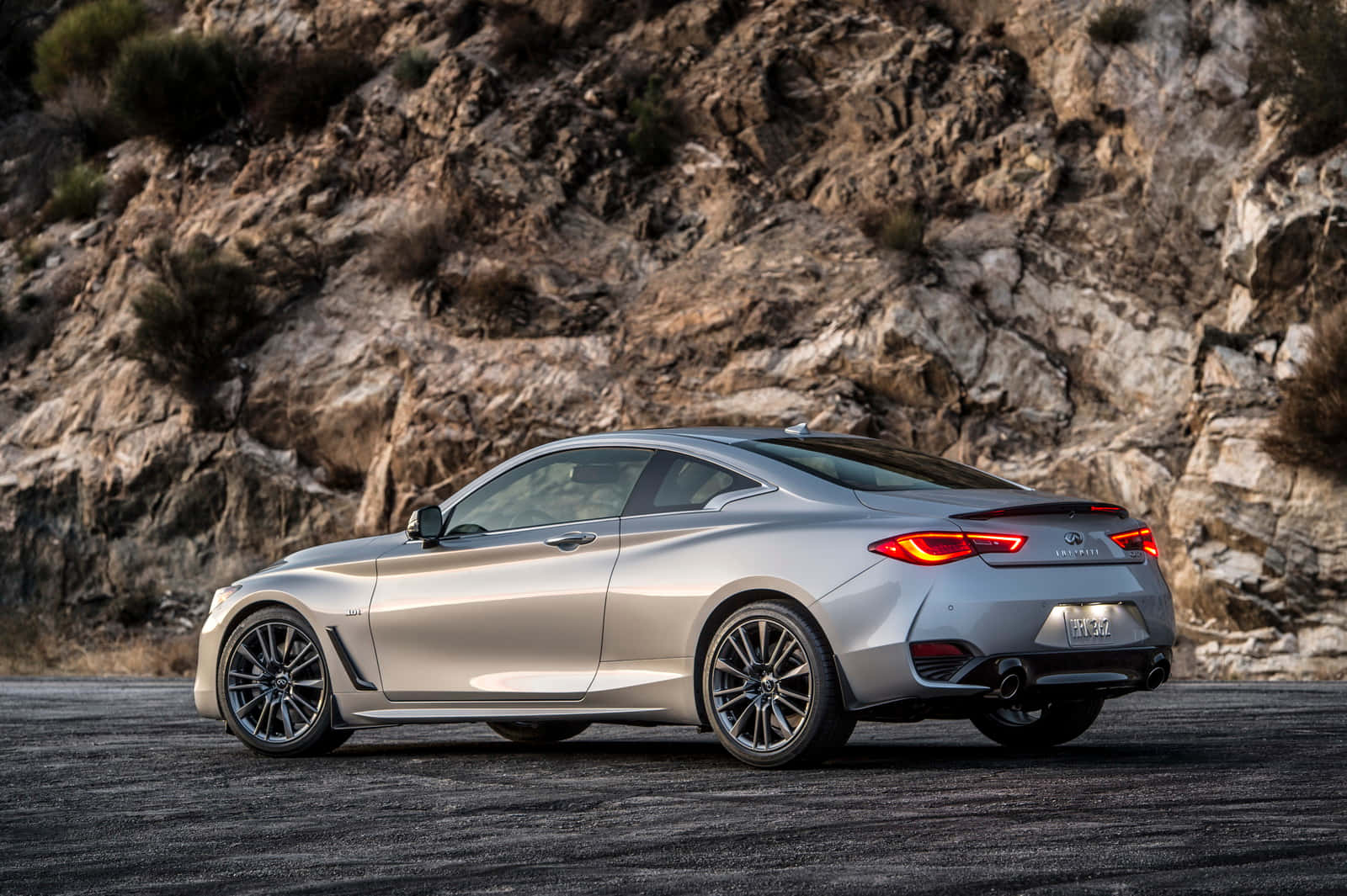 Infiniti Q60, silver, sports coupe, HD Desktop Wallpaper